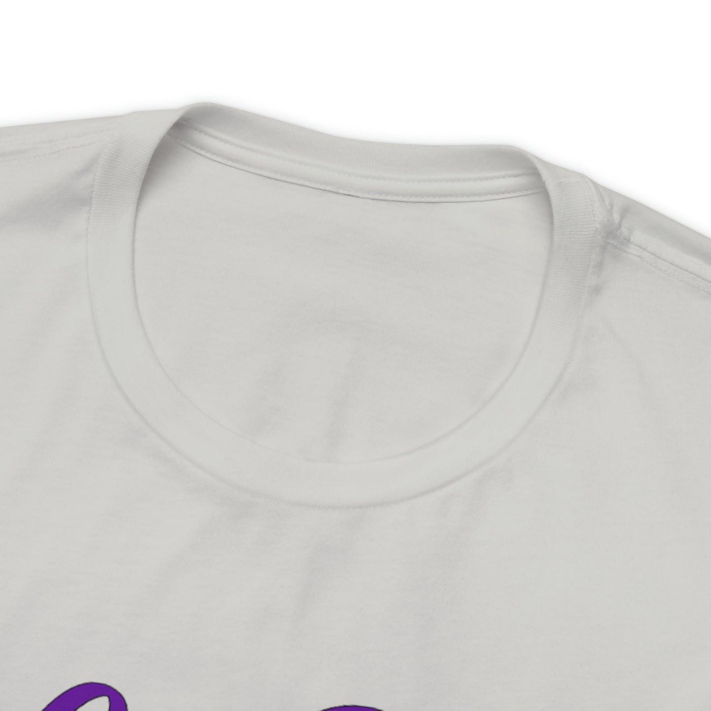 Unisex Go Slow Purple Short Sleeve Tee