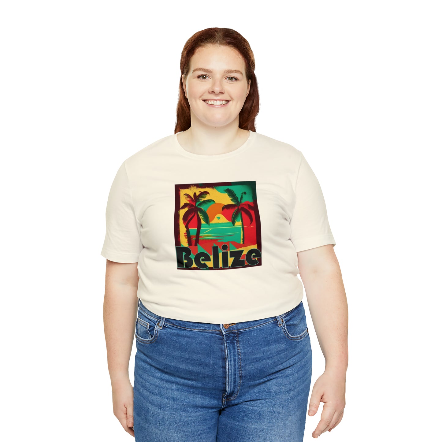 Retro Belize Unisex Jersey Short Sleeve Tee