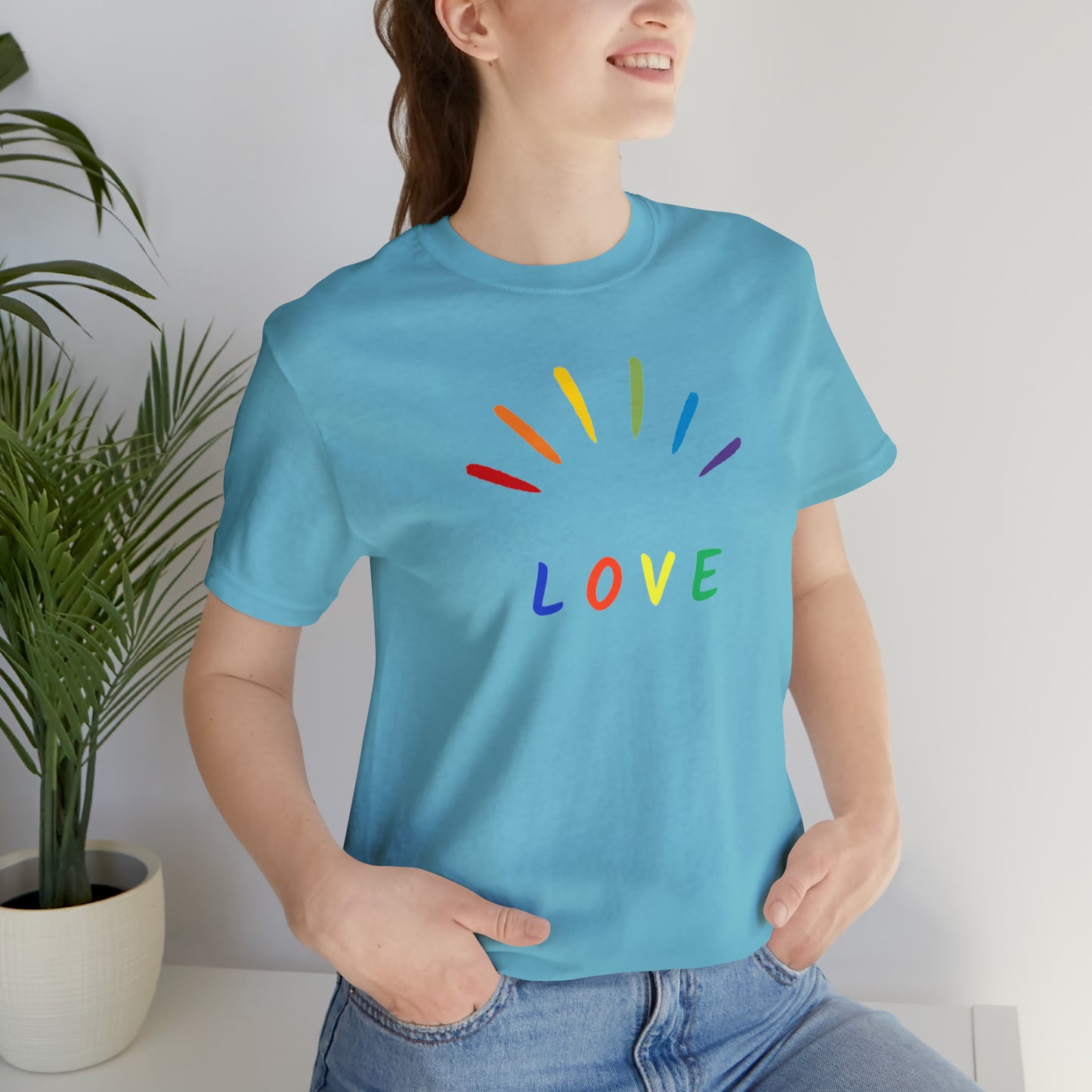 Love Unisex Jersey Short Sleeve Tee