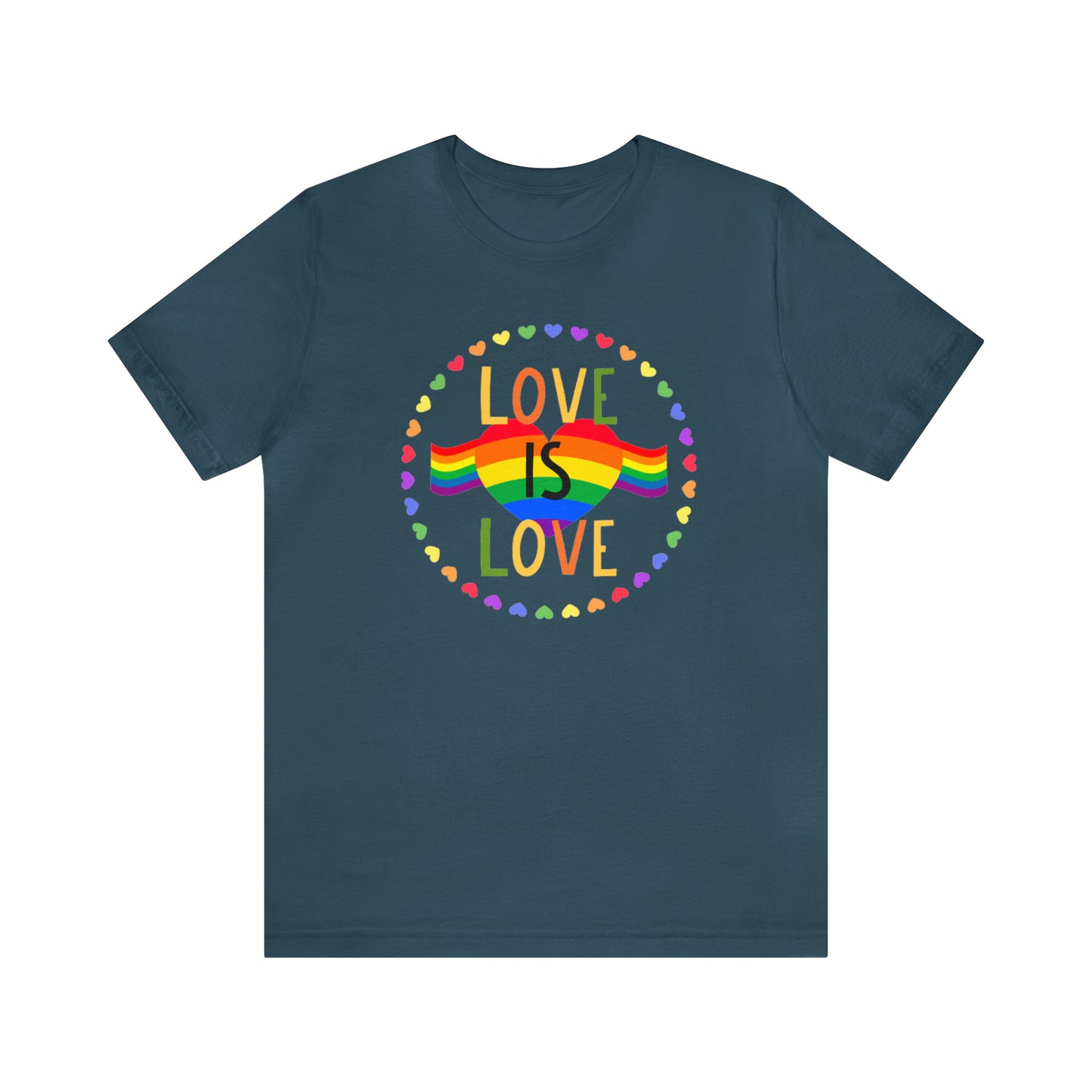 Love is love Jersey Short Sleeve Tee