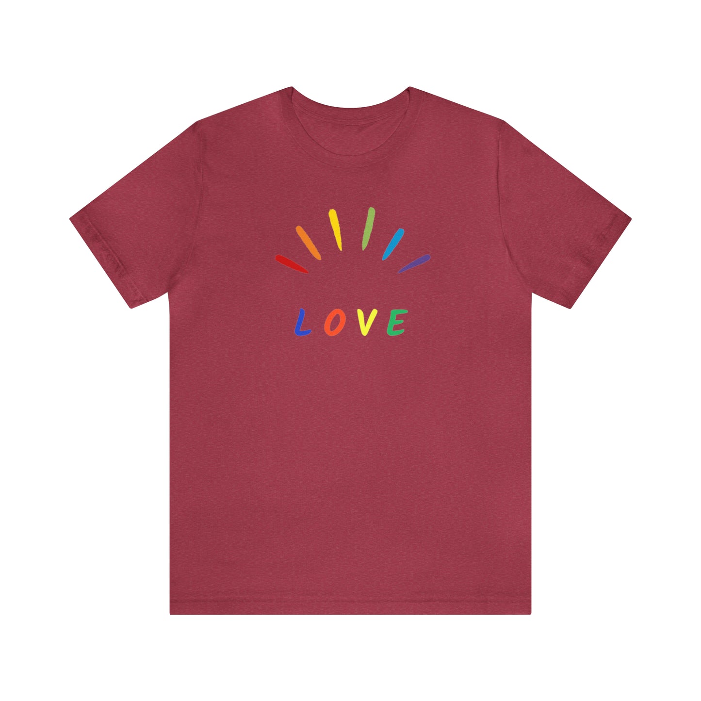 Love Unisex Jersey Short Sleeve Tee