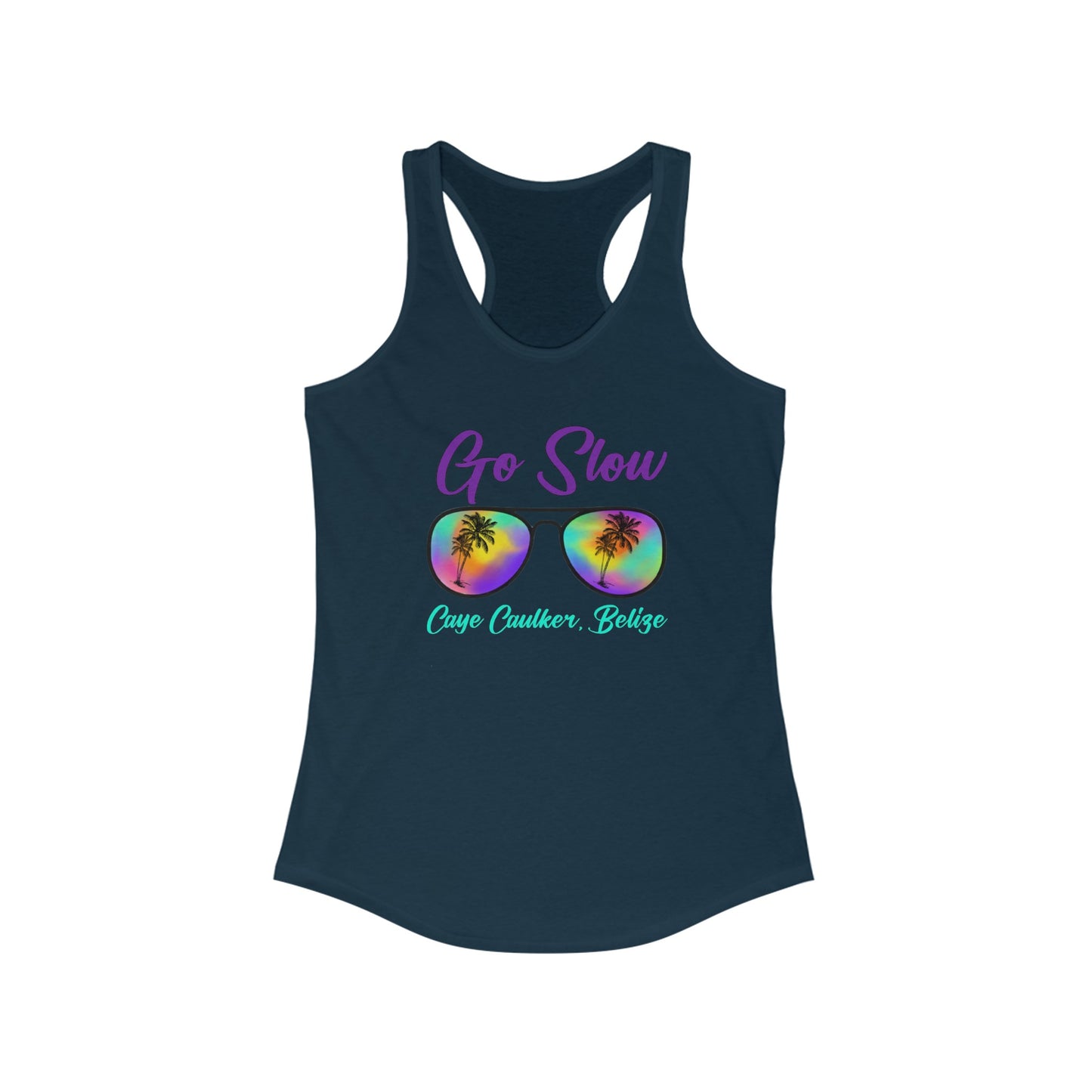 Go Slow Glasses Racerback Tank