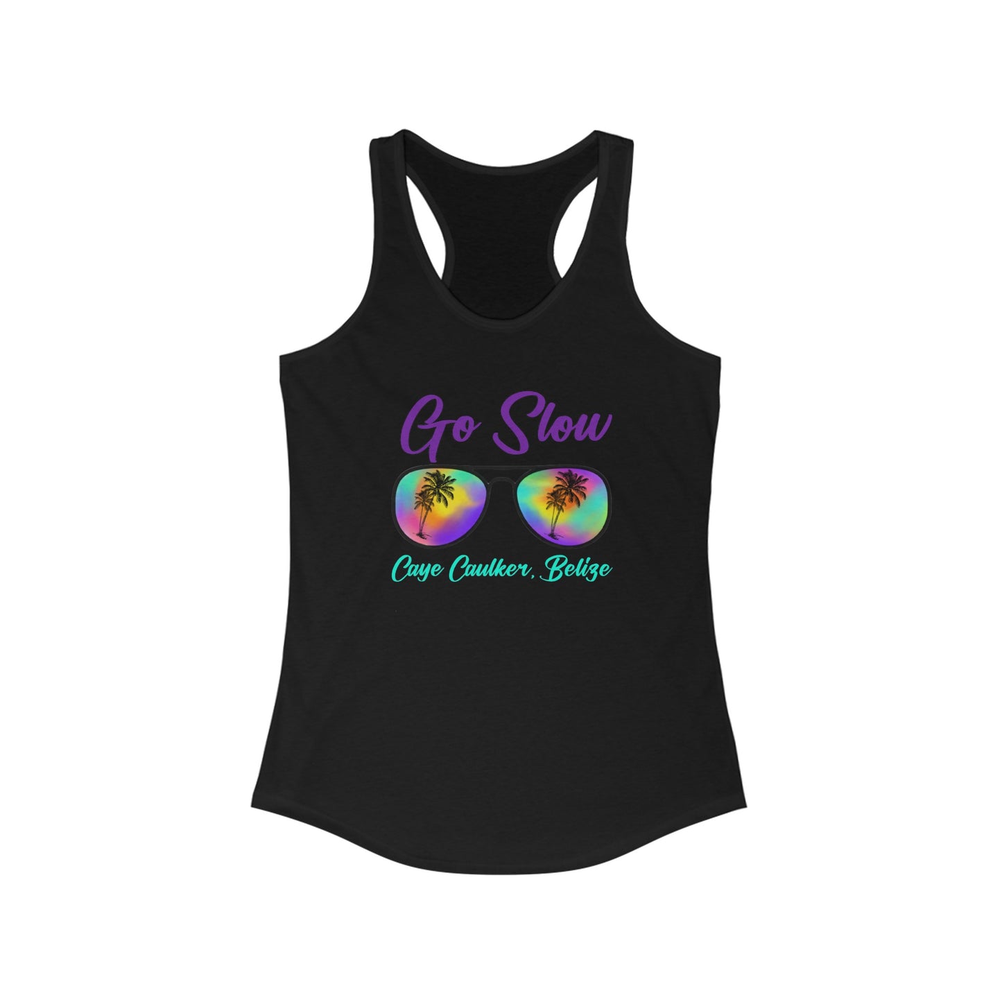Go Slow Glasses Racerback Tank
