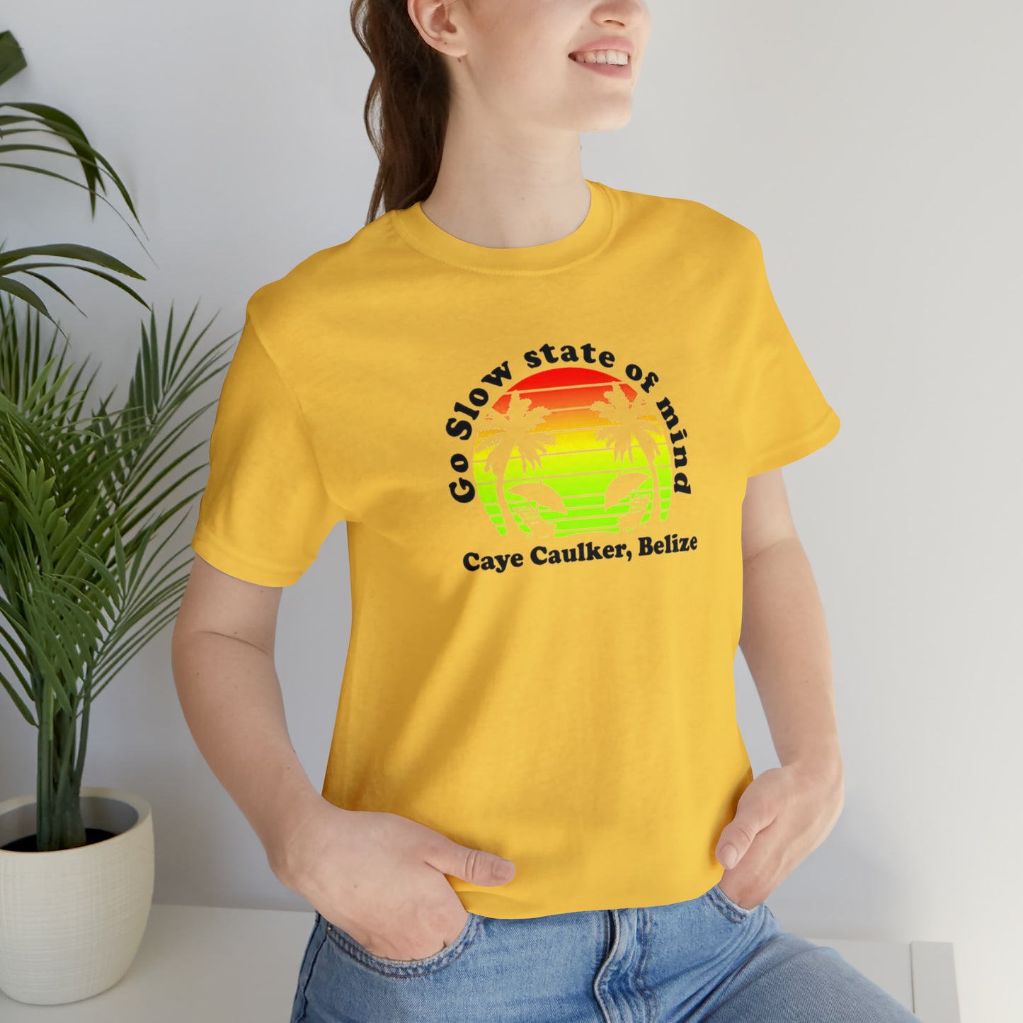 Unisex Go Slow State of mind Short Sleeve Tee