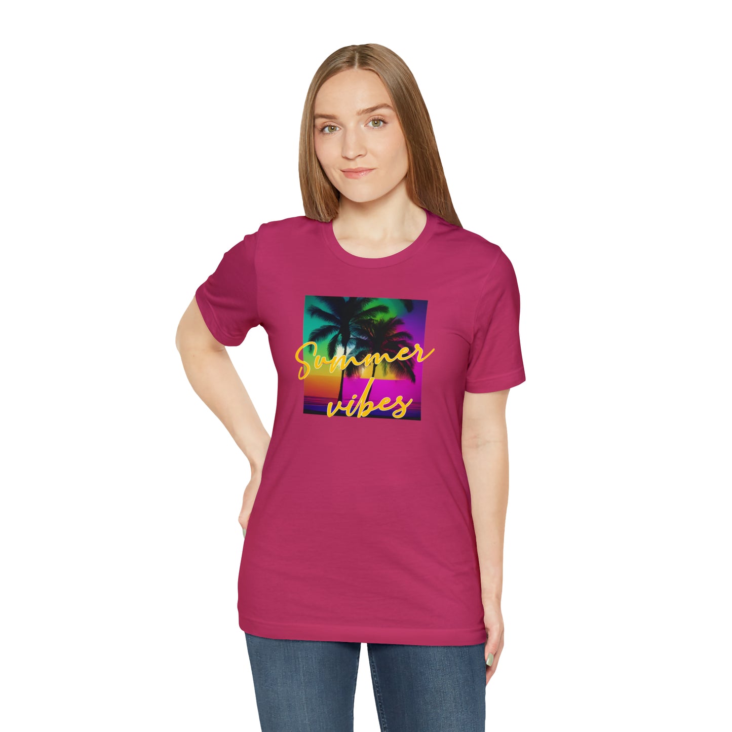Summer Color Unisex Jersey Short Sleeve Tee