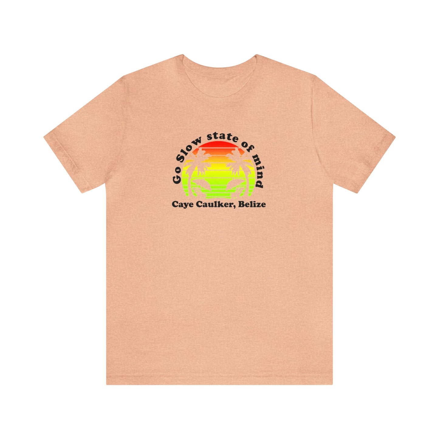 Unisex Go Slow State of mind Short Sleeve Tee