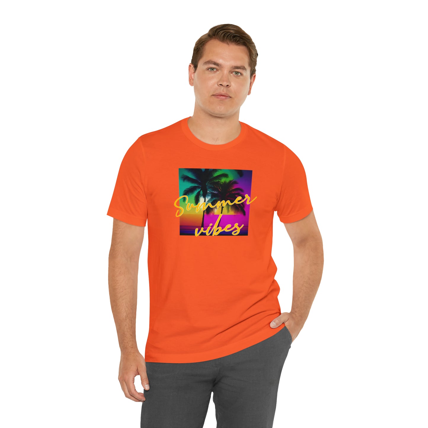 Summer Color Unisex Jersey Short Sleeve Tee