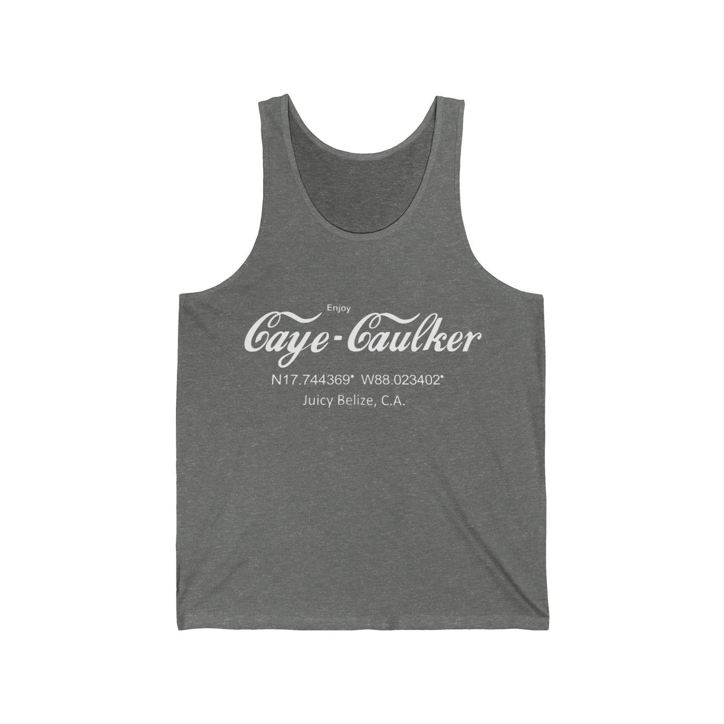 Caye Caulker Unisex Jersey Tank
