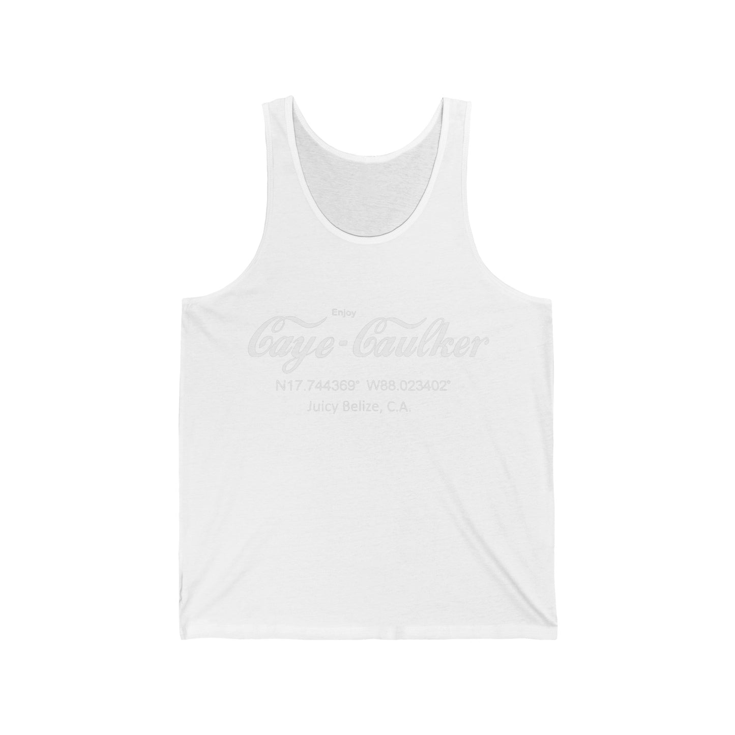 Caye Caulker Unisex Jersey Tank