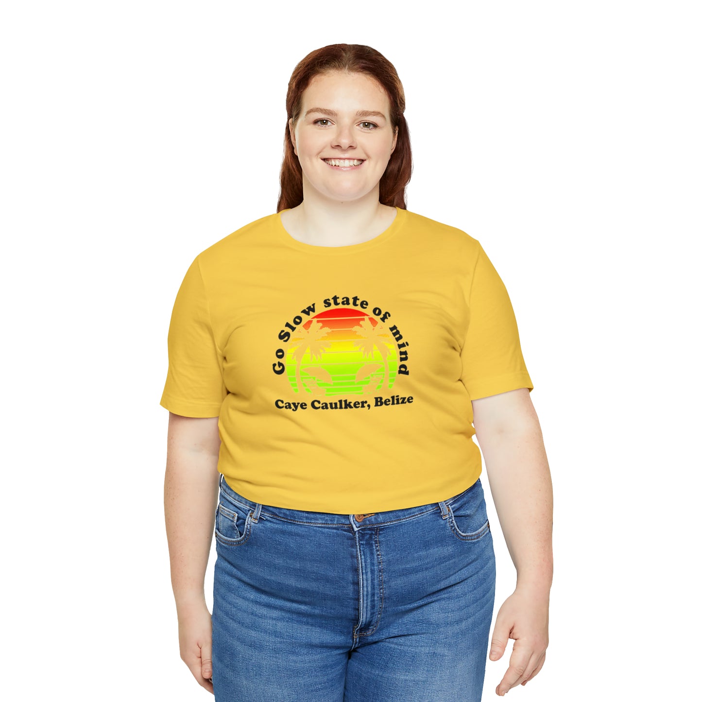 Unisex Go Slow State of mind Short Sleeve Tee