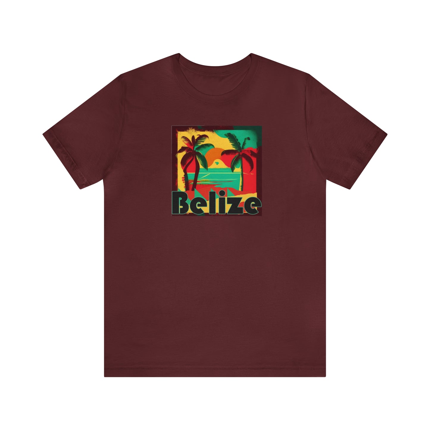 Retro Belize Unisex Jersey Short Sleeve Tee
