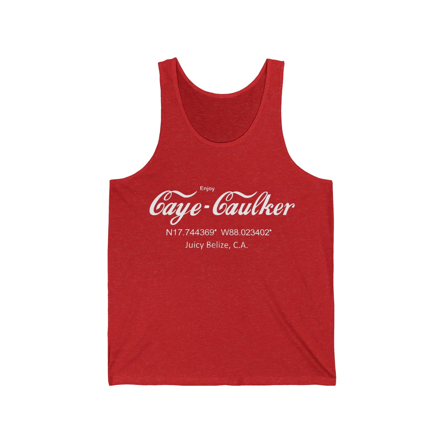 Caye Caulker Unisex Jersey Tank