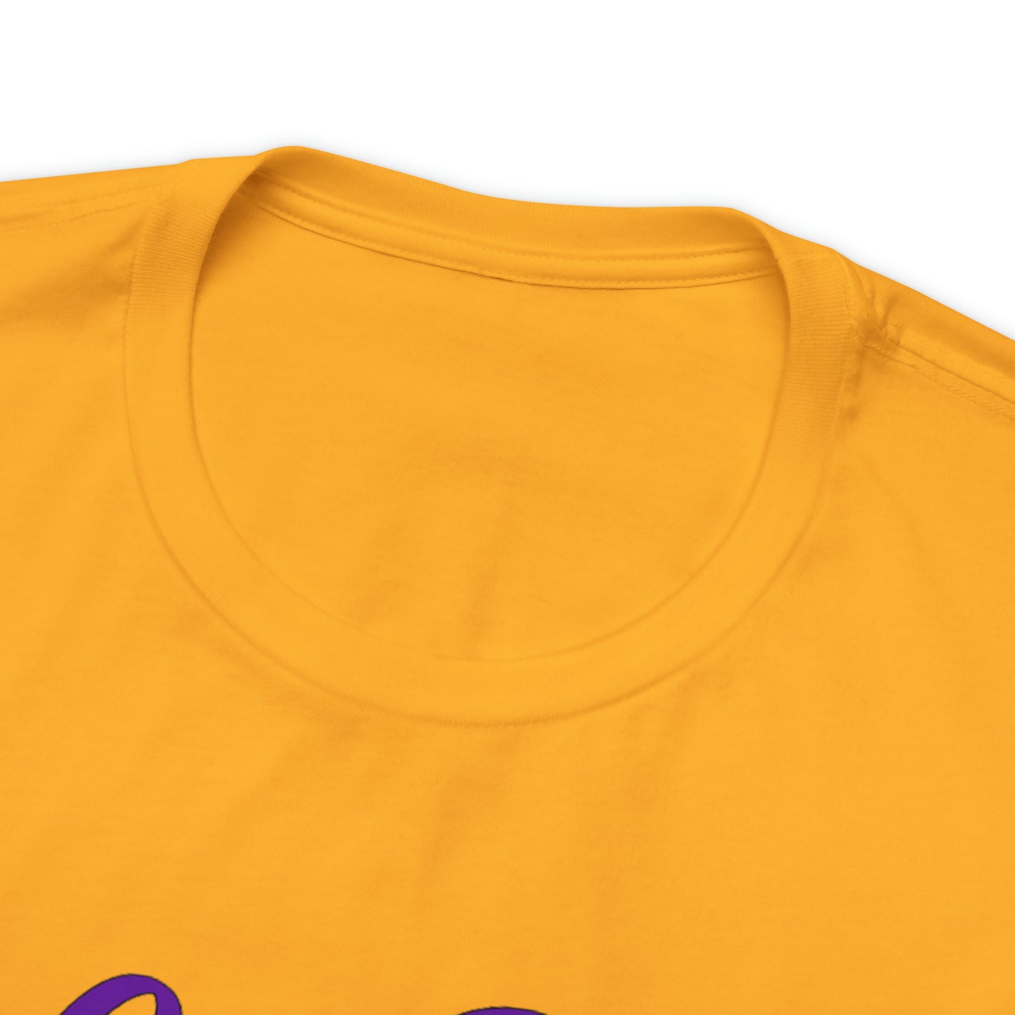 Unisex Go Slow Purple Short Sleeve Tee