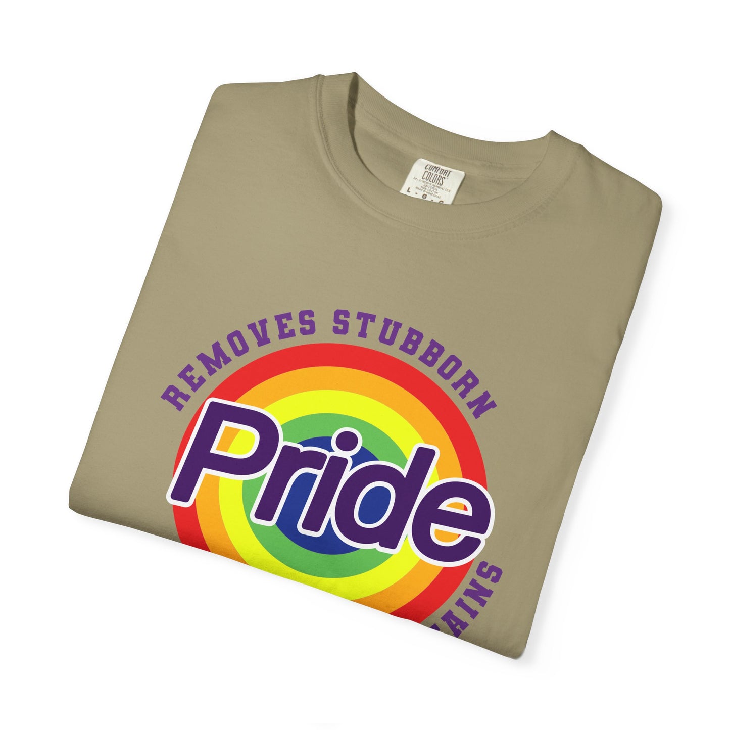 Pride Themed Unisex Garment-Dyed T-Shirt - Removes Stubborn Orange Stains
