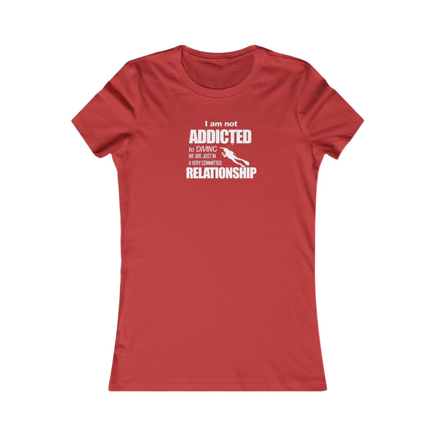 Diving addict Women's Favorite Tee