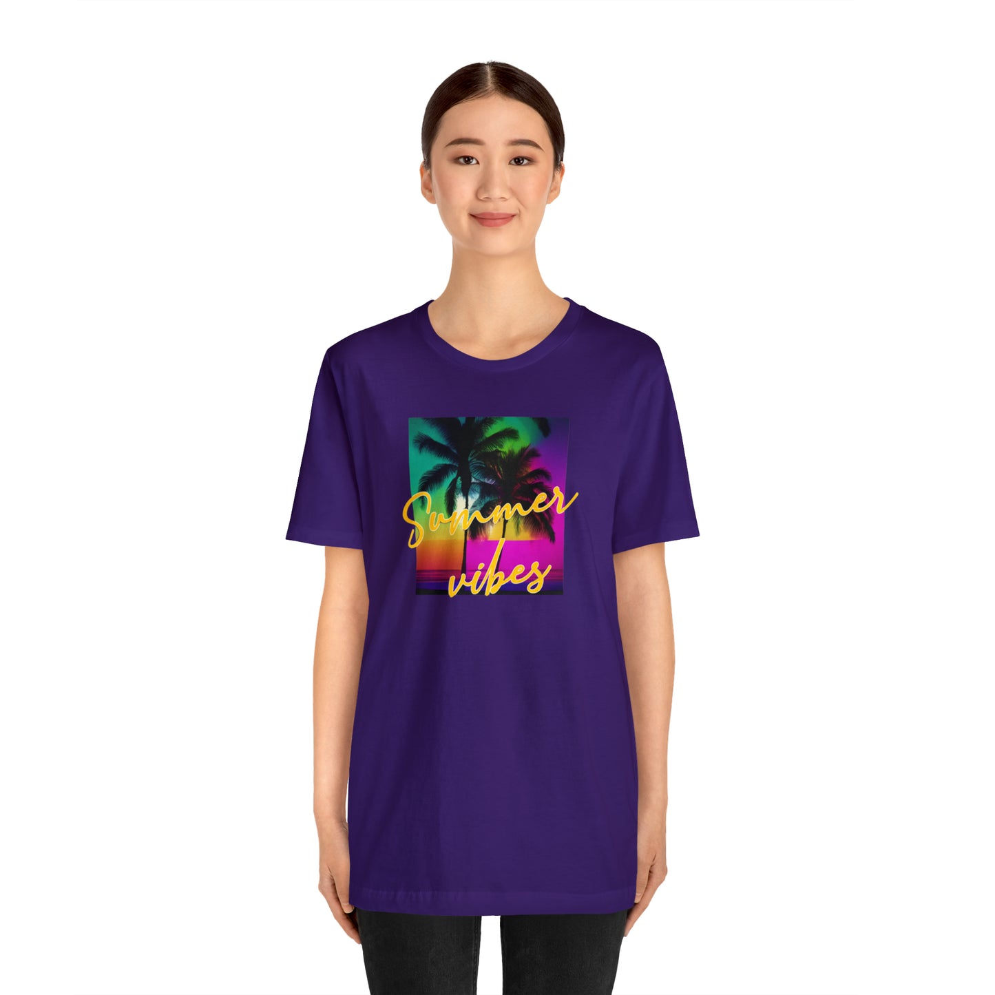 Summer Color Unisex Jersey Short Sleeve Tee