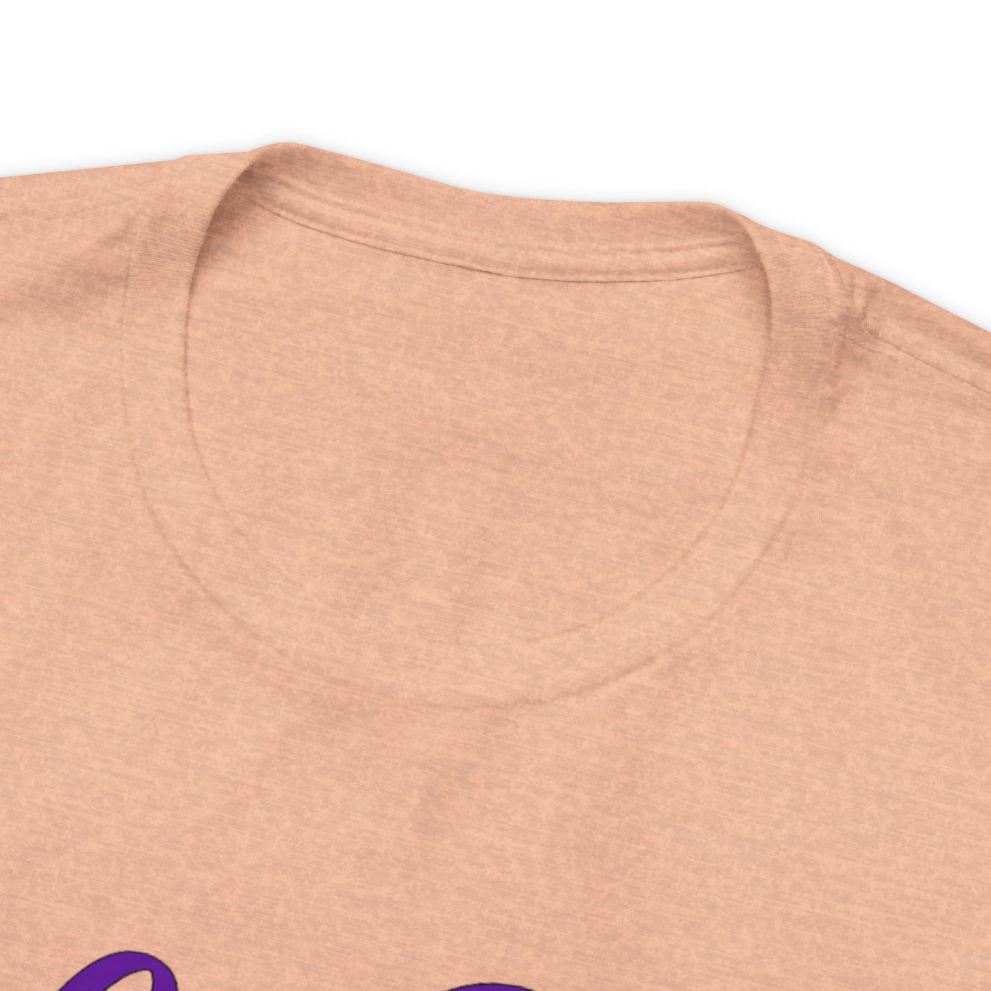 Unisex Go Slow Purple Short Sleeve Tee