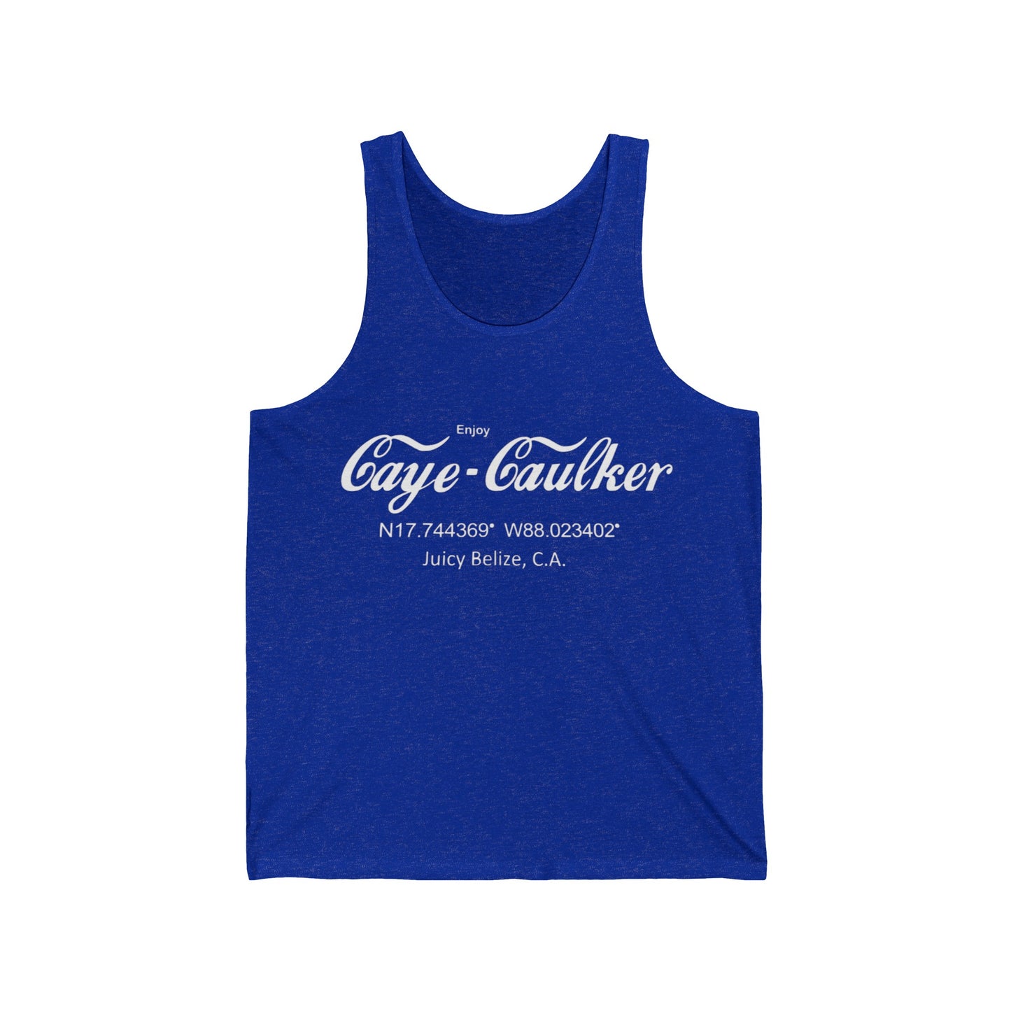 Caye Caulker Unisex Jersey Tank