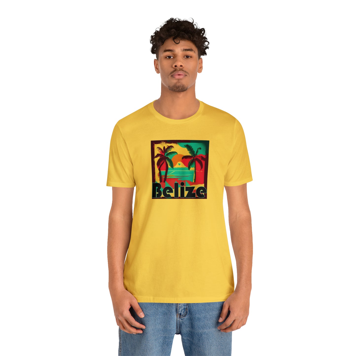 Retro Belize Unisex Jersey Short Sleeve Tee