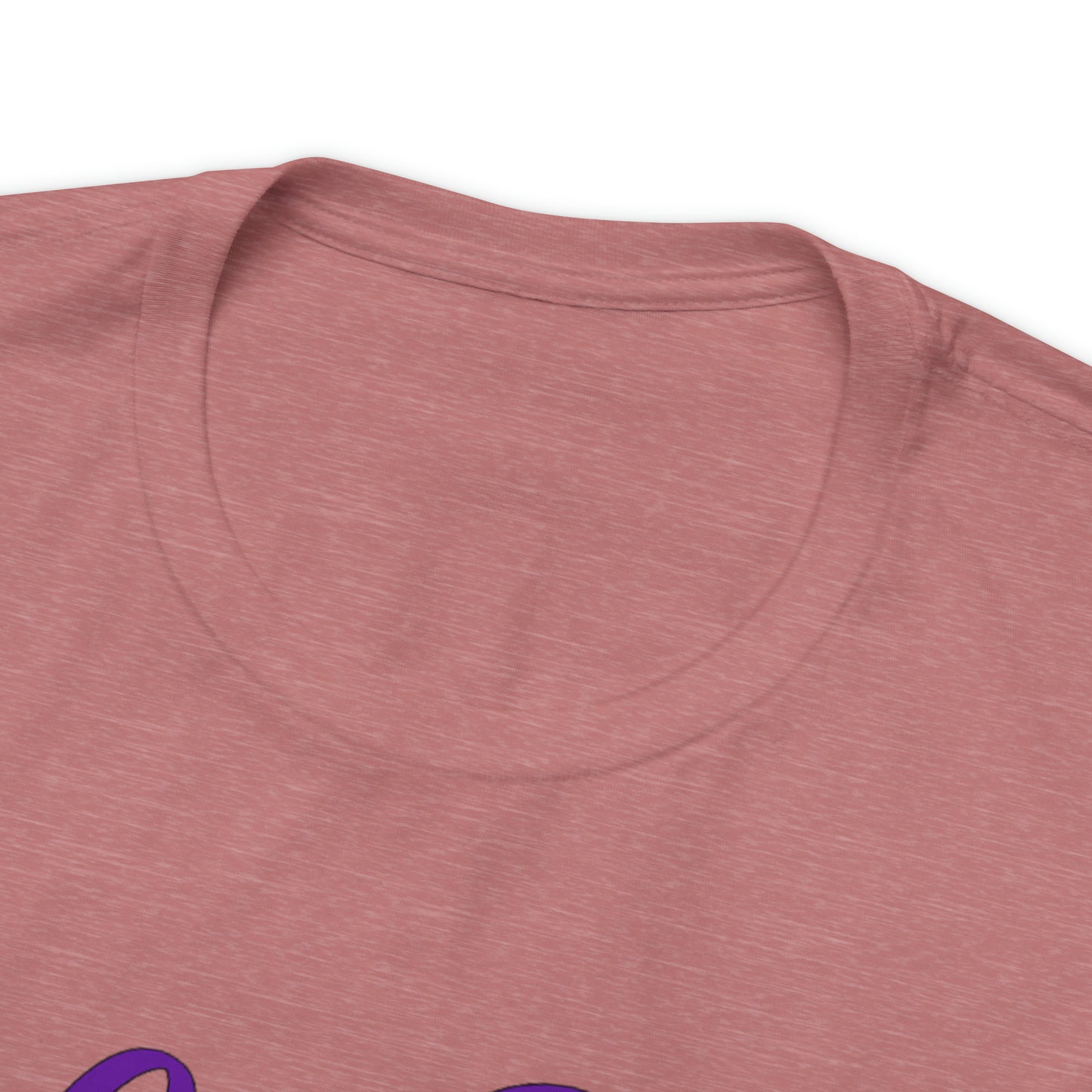 Unisex Go Slow Purple Short Sleeve Tee