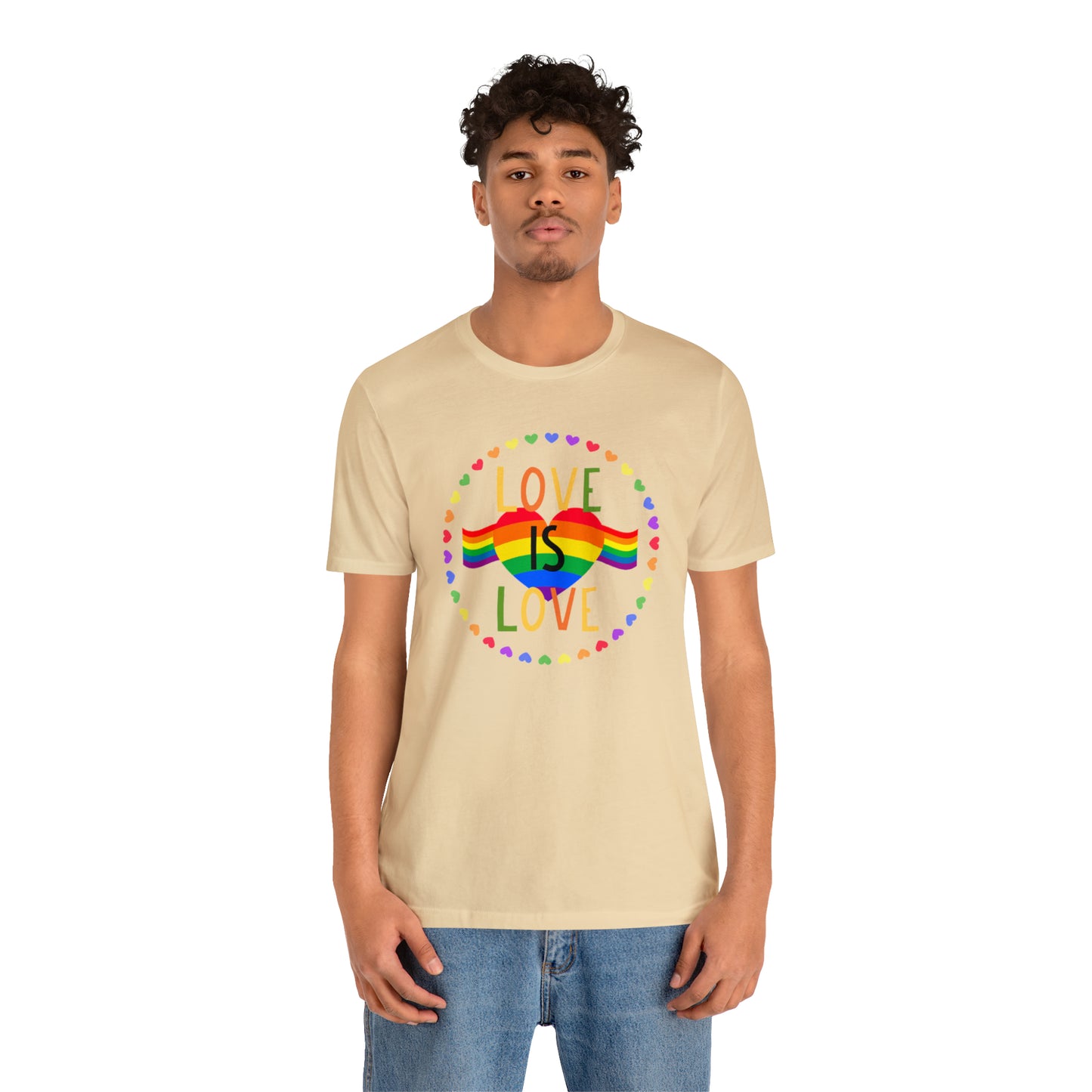 Love is love Jersey Short Sleeve Tee