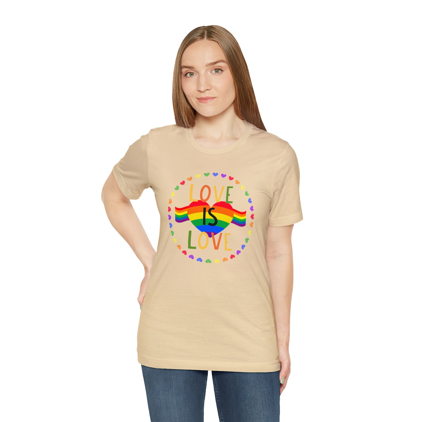 Love is love Jersey Short Sleeve Tee