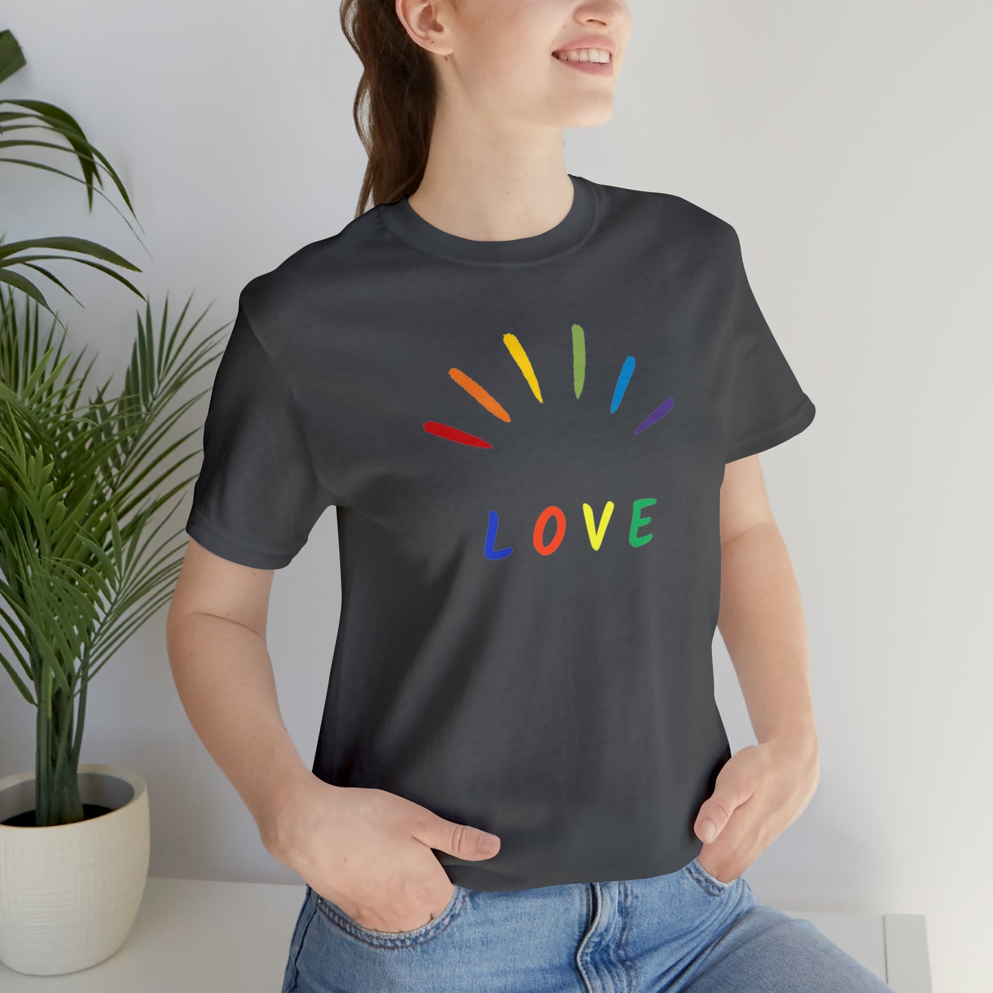 Love Unisex Jersey Short Sleeve Tee