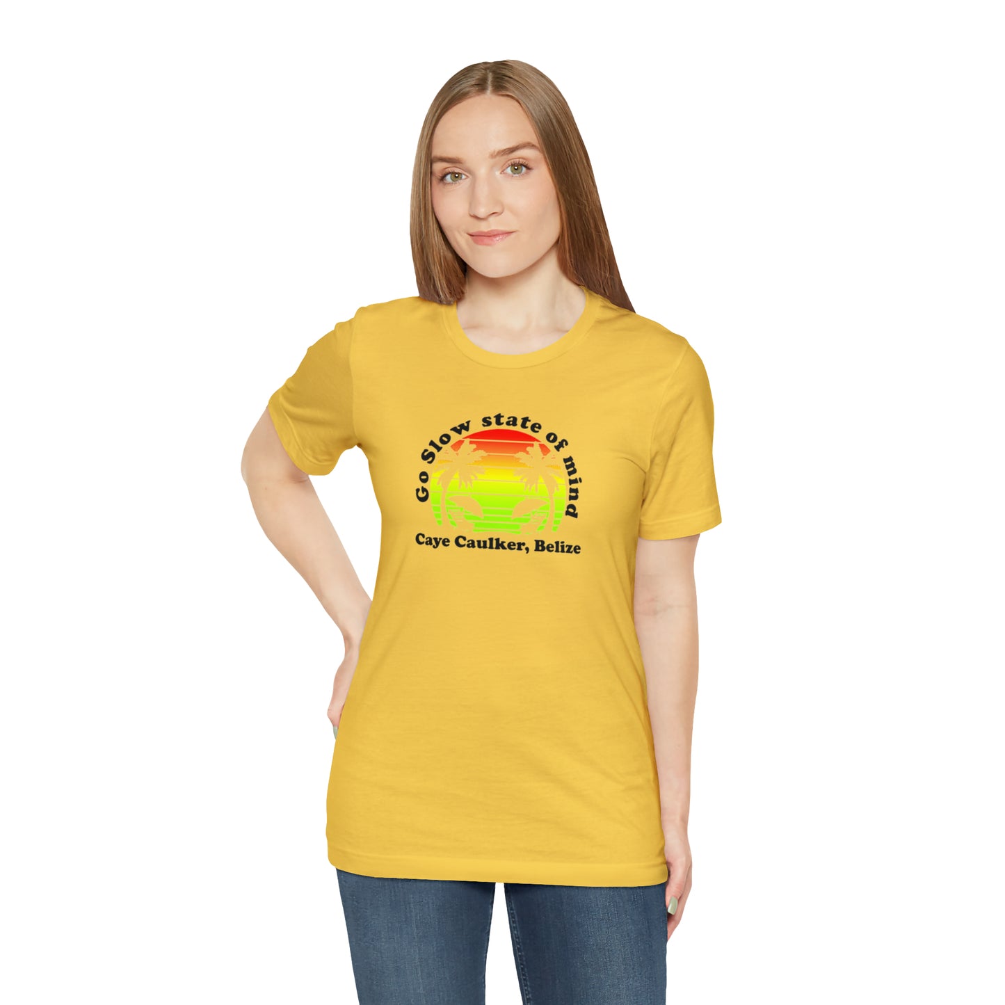 Unisex Go Slow State of mind Short Sleeve Tee