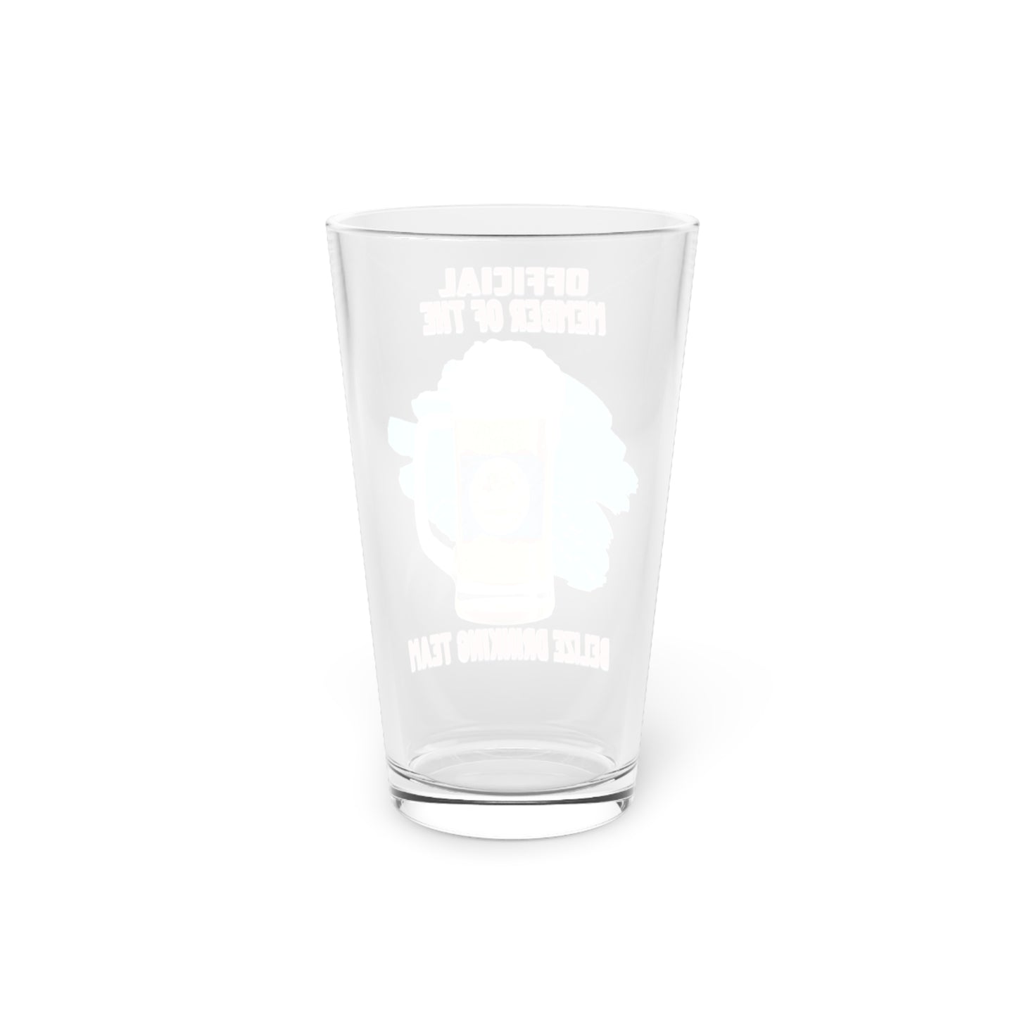 Belize Drinking Team Pint Glass, 16oz
