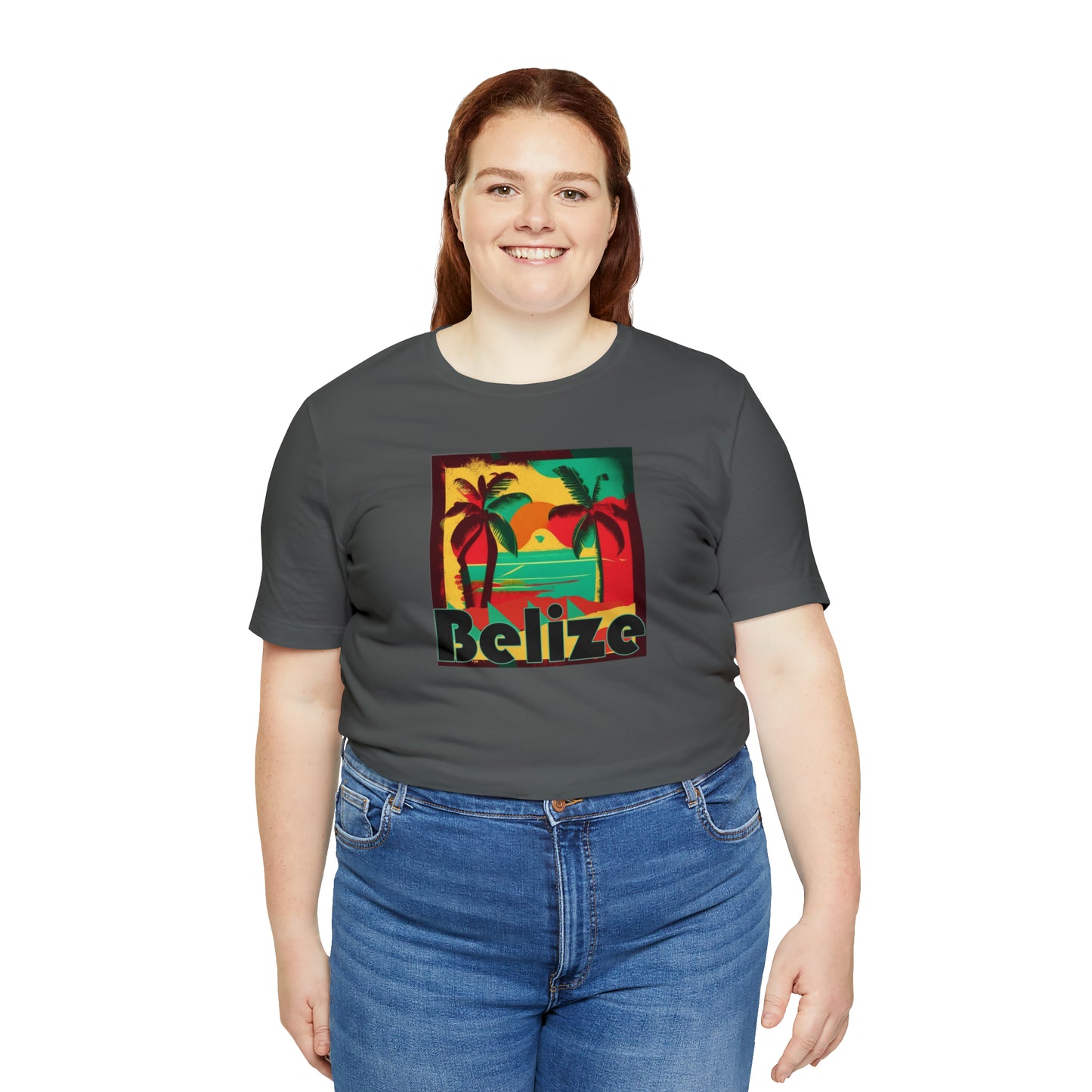 Retro Belize Unisex Jersey Short Sleeve Tee