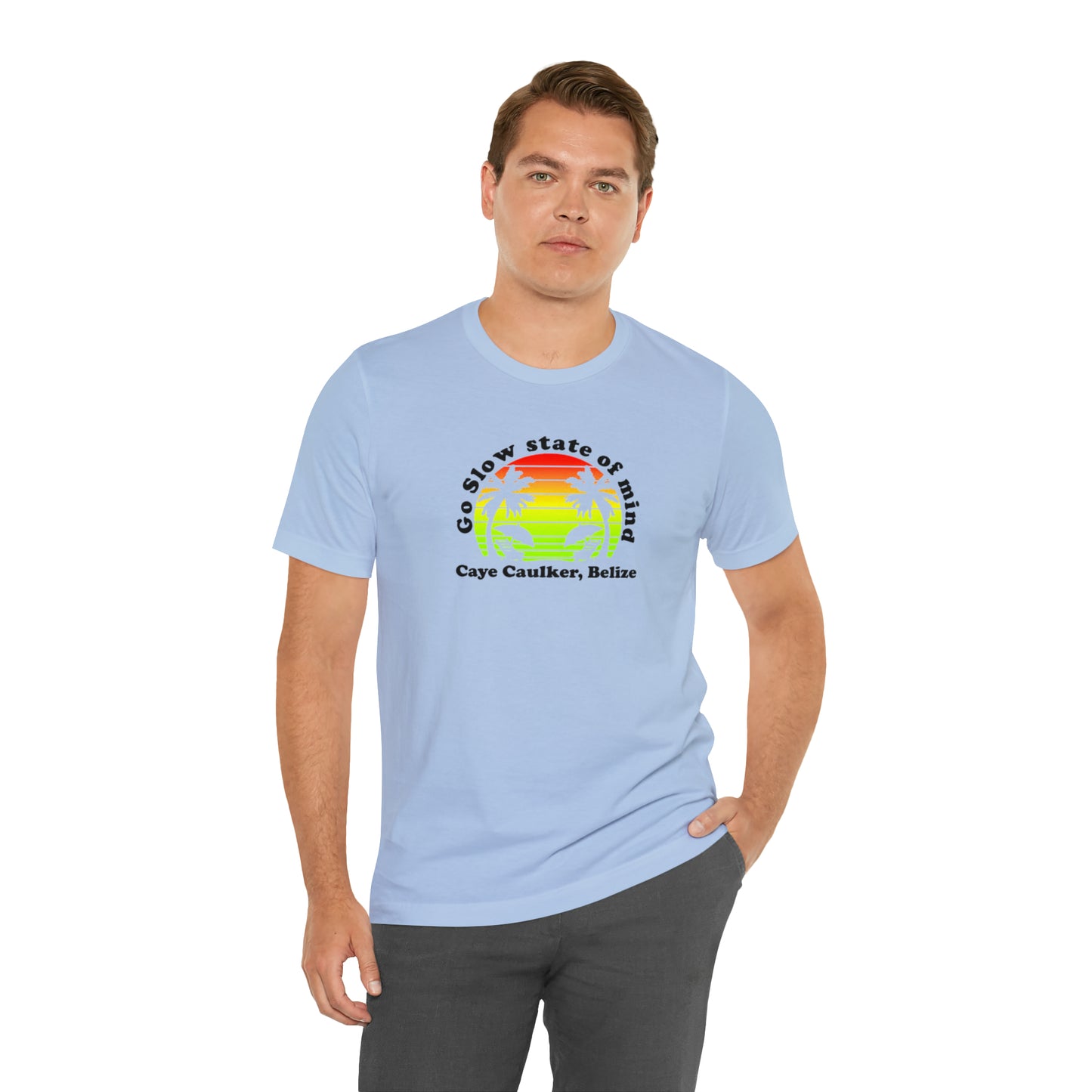 Unisex Go Slow State of mind Short Sleeve Tee