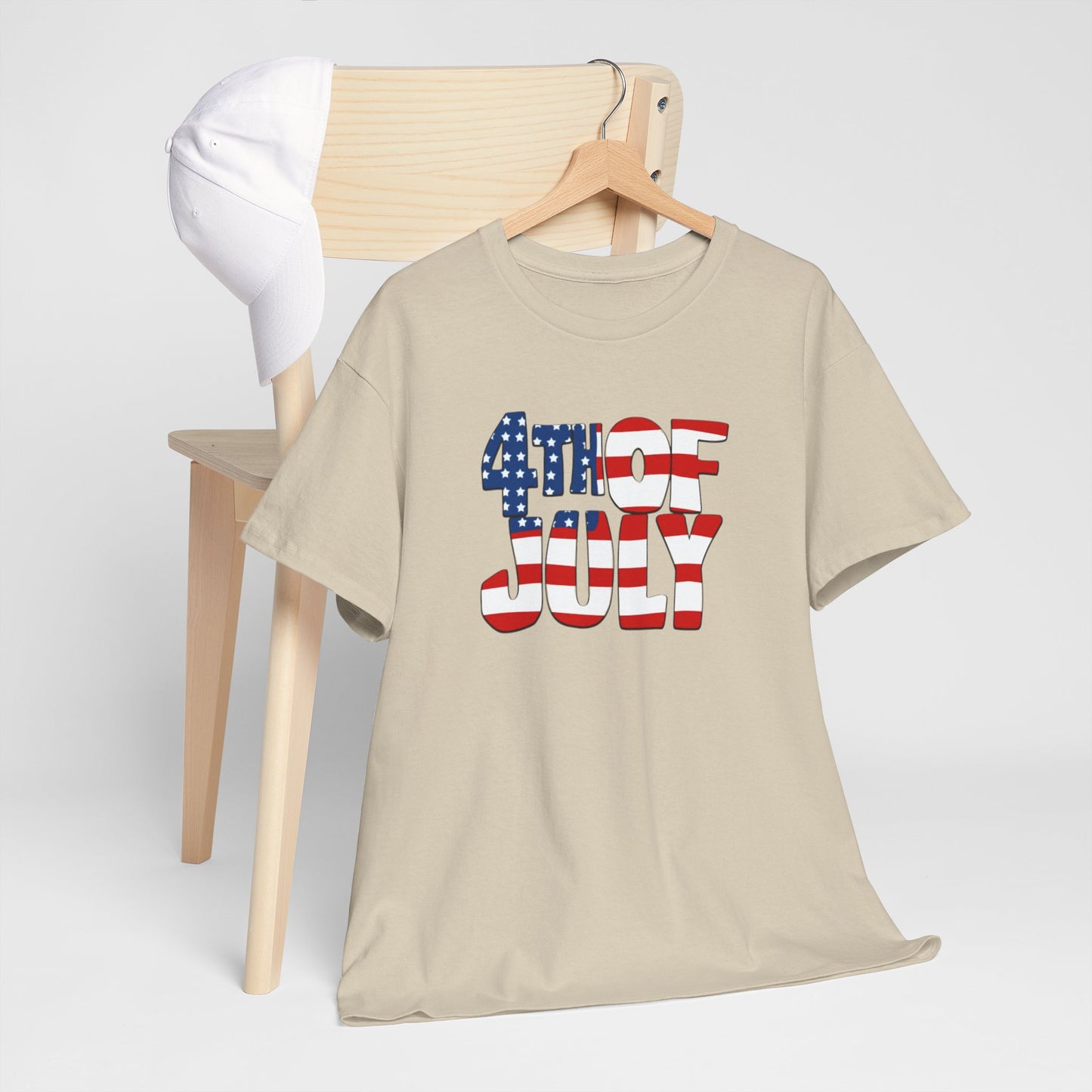 Happy 4th Unisex Heavy Cotton Tee