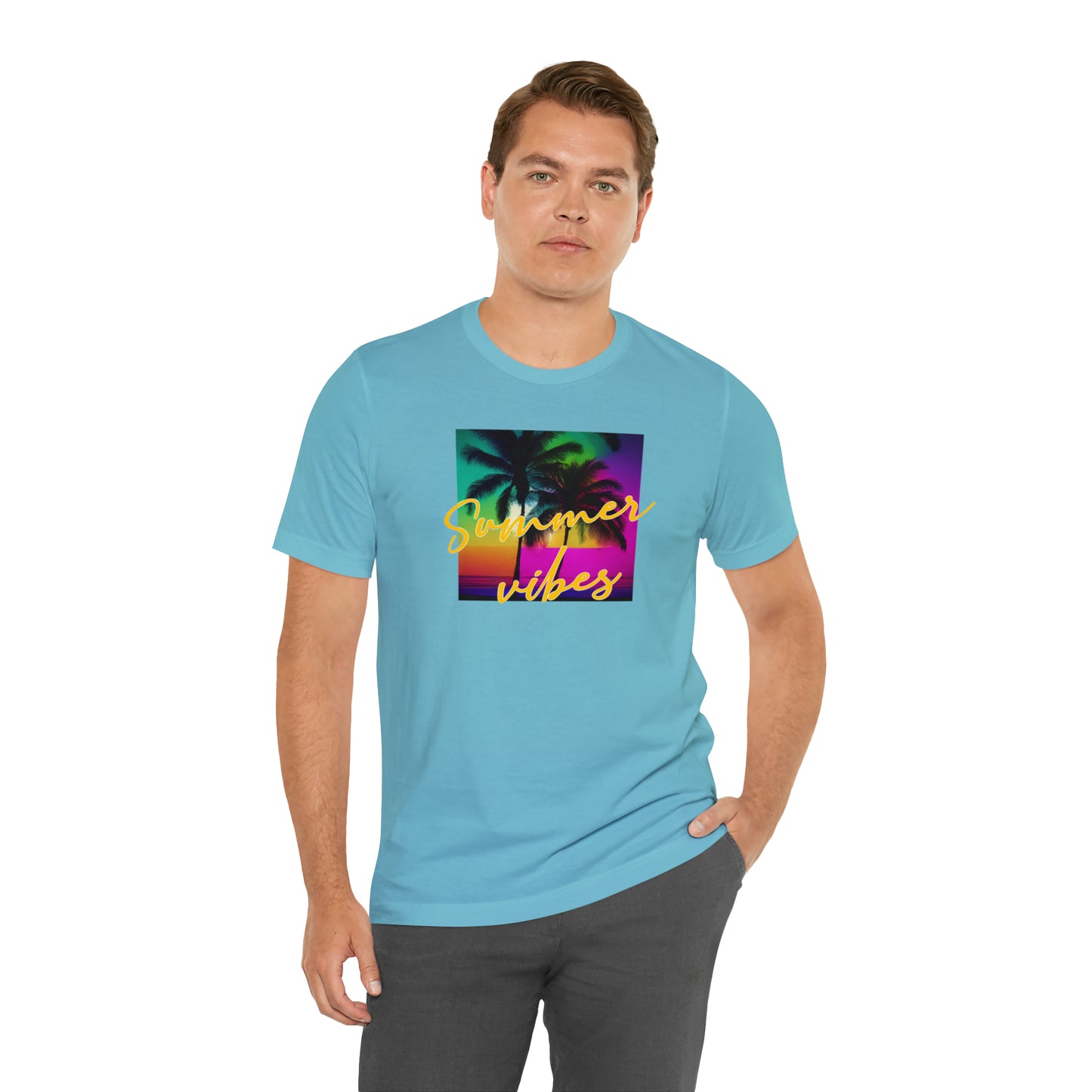 Summer Color Unisex Jersey Short Sleeve Tee