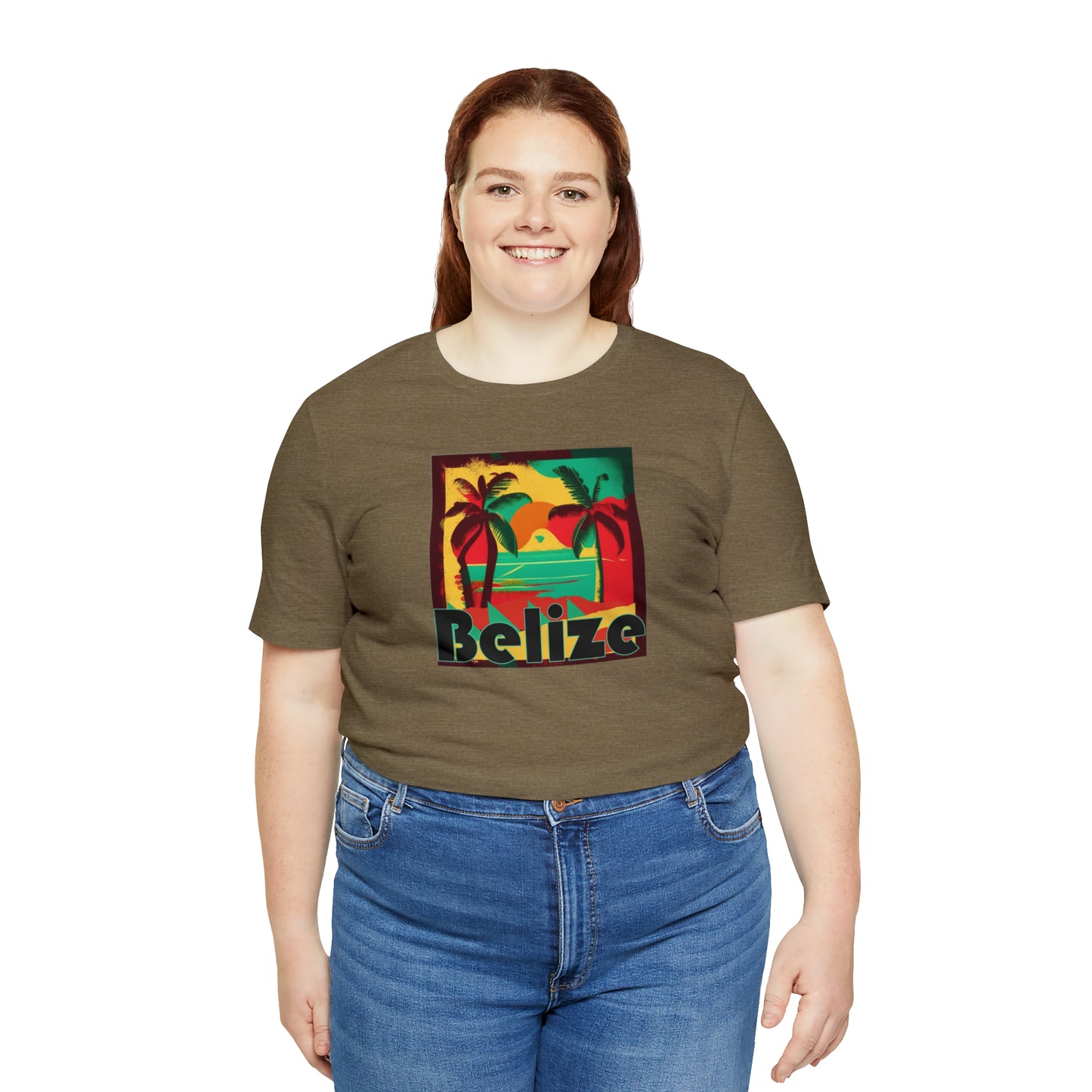 Retro Belize Unisex Jersey Short Sleeve Tee