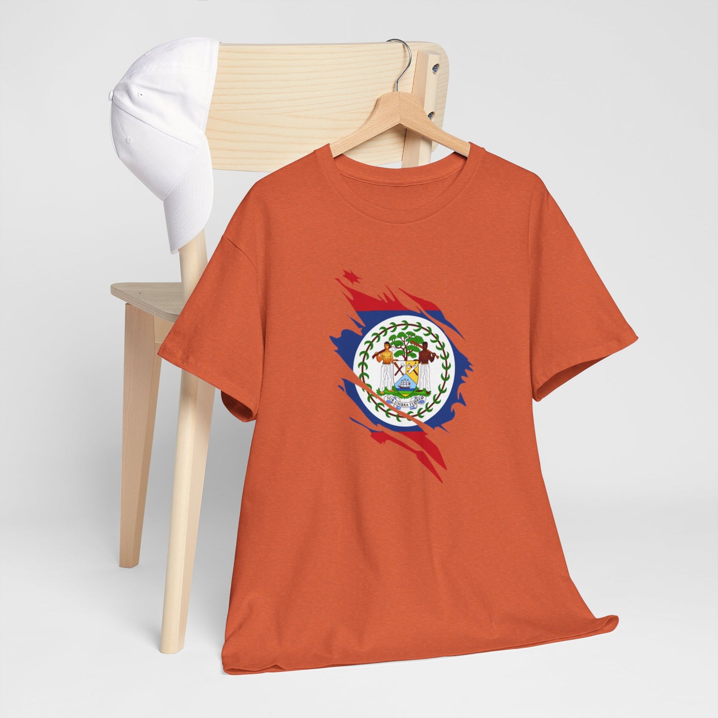 Belize Flag Unisex Heavy Cotton Tee