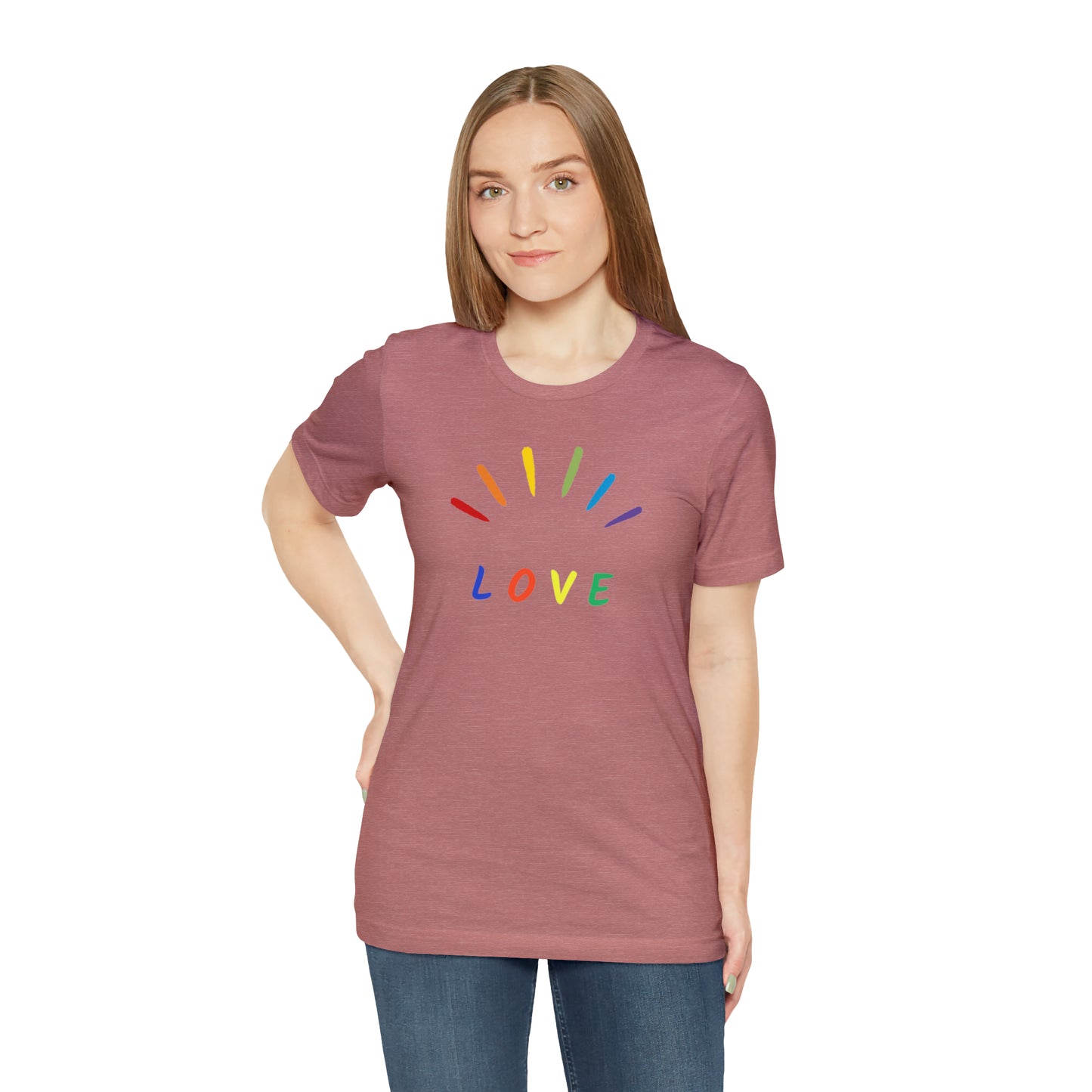 Love Unisex Jersey Short Sleeve Tee