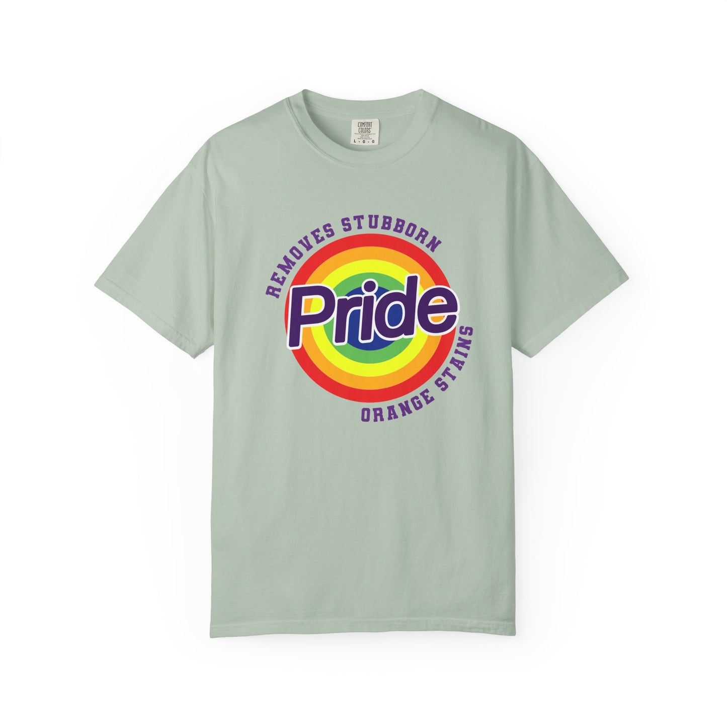 Pride Themed Unisex Garment-Dyed T-Shirt - Removes Stubborn Orange Stains