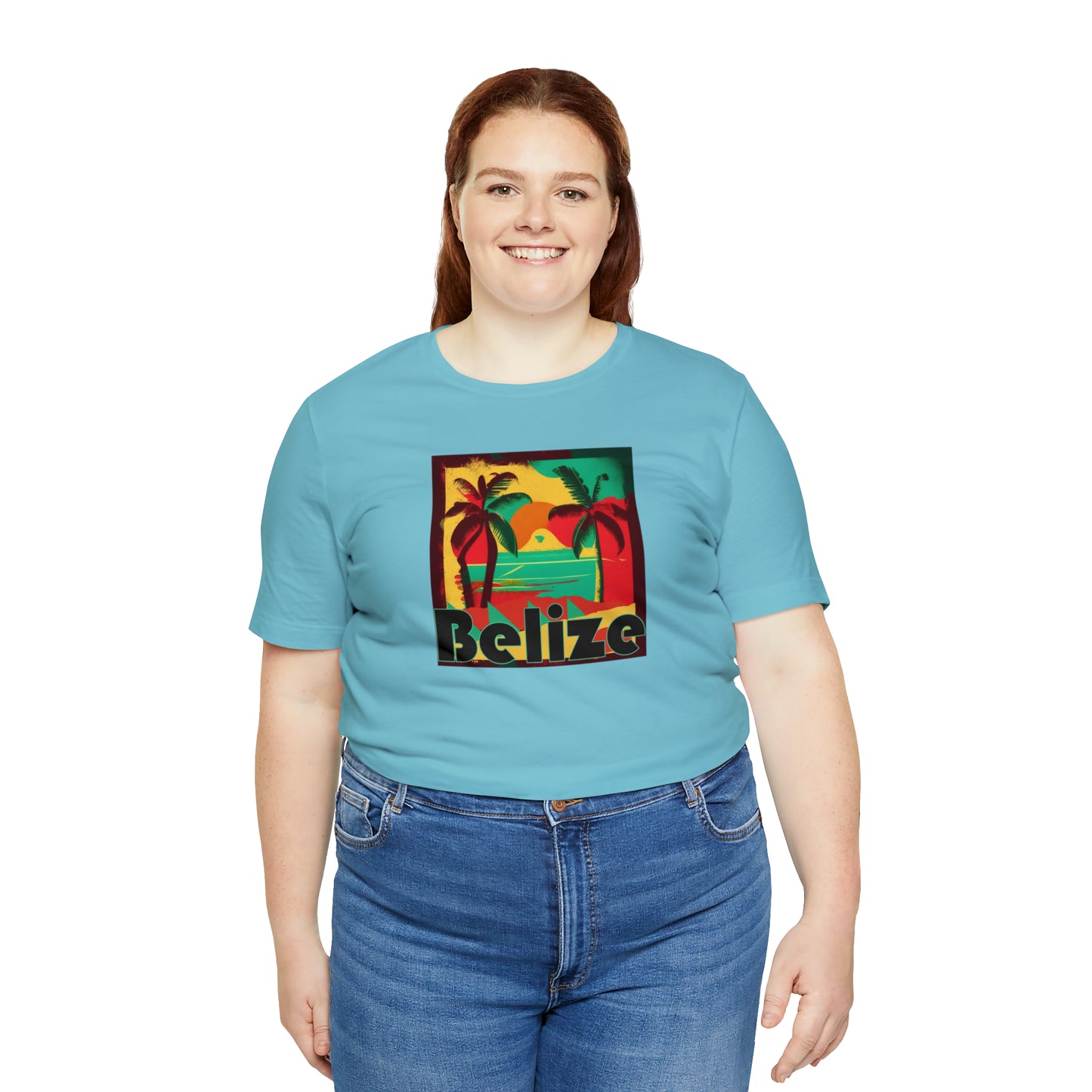 Retro Belize Unisex Jersey Short Sleeve Tee