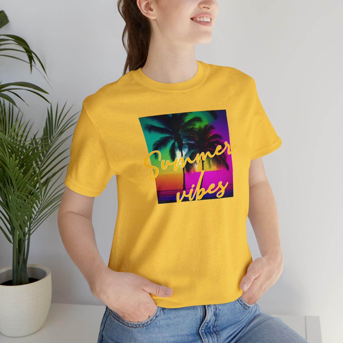 Summer Color Unisex Jersey Short Sleeve Tee
