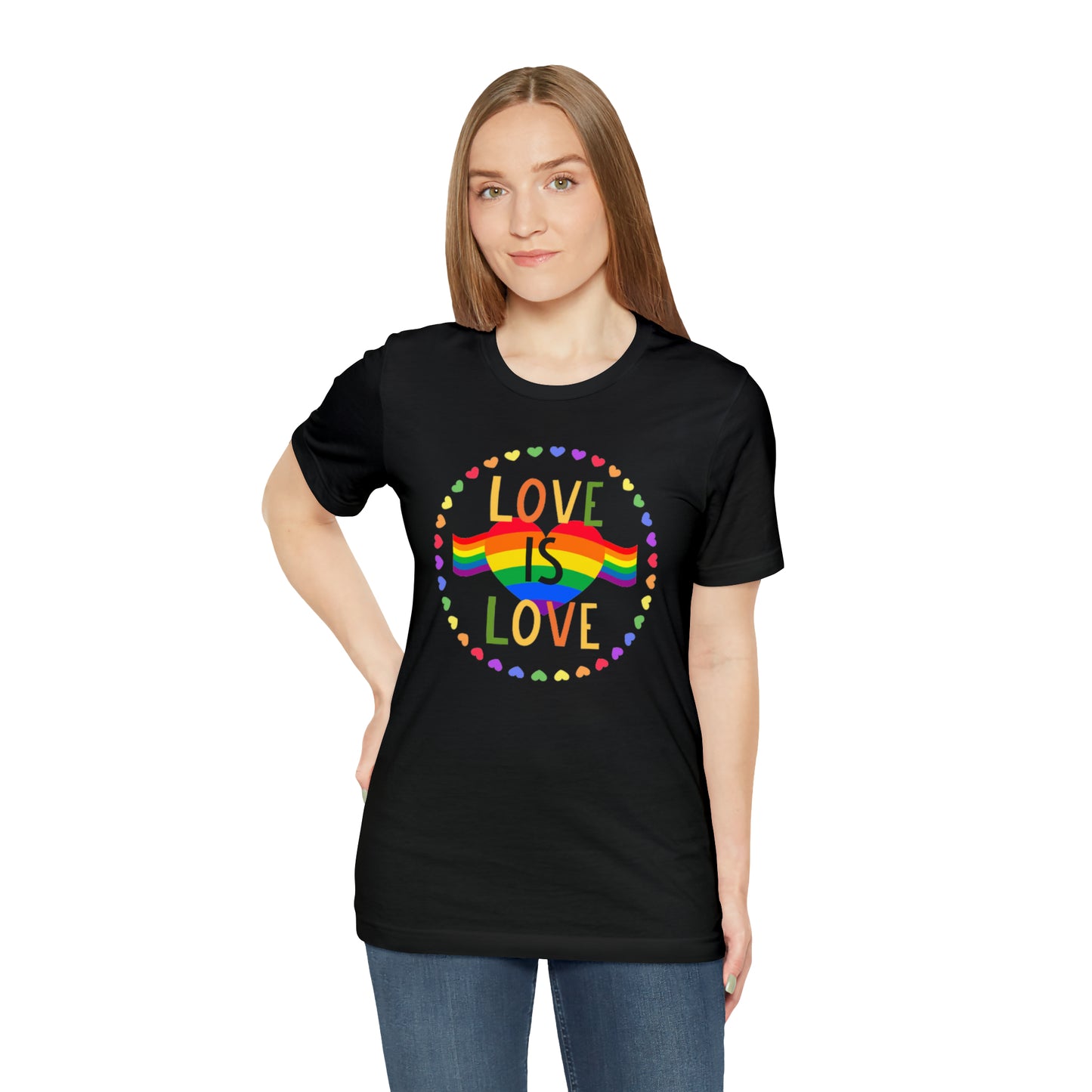 Love is love Jersey Short Sleeve Tee