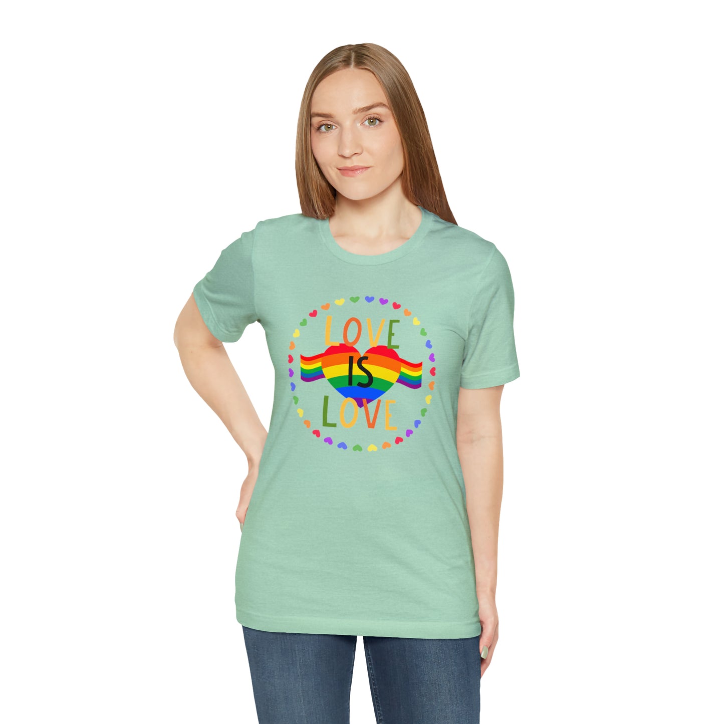 Love is love Jersey Short Sleeve Tee