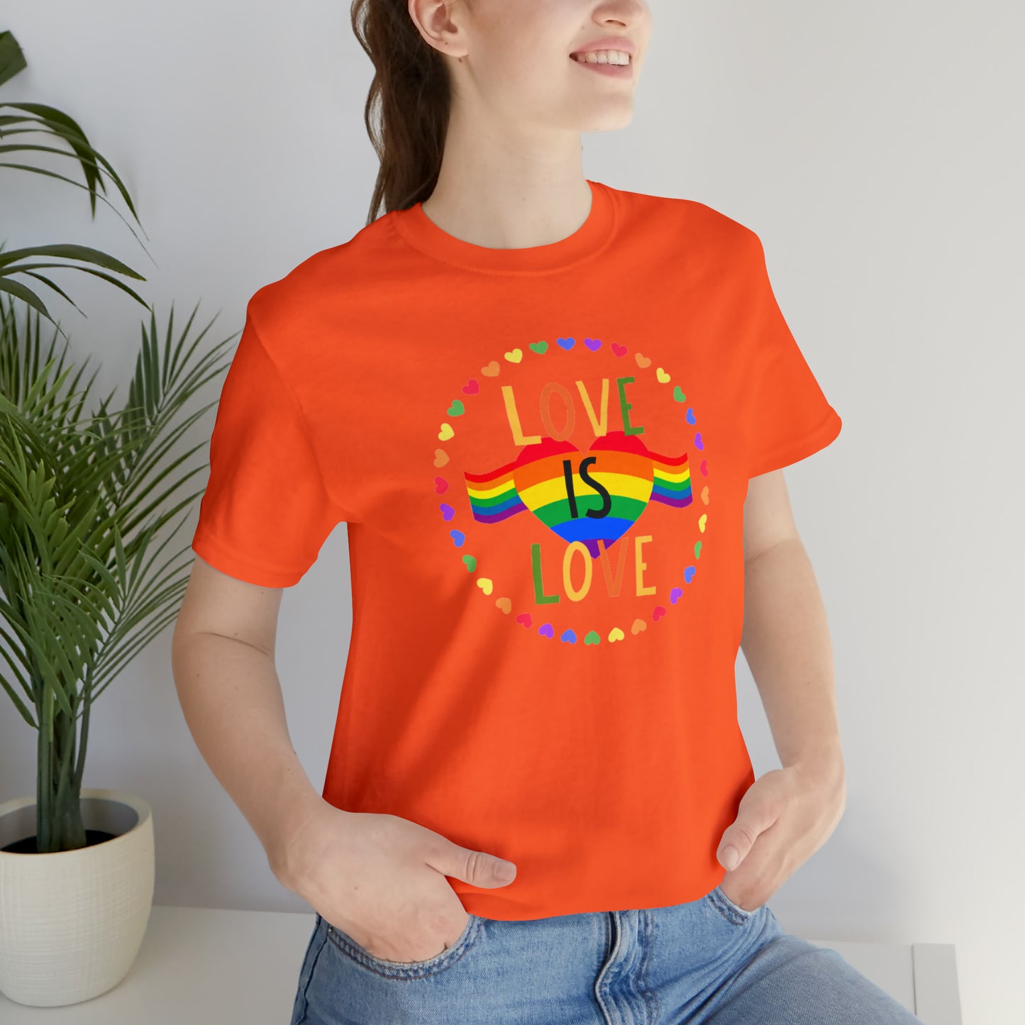 Love Unisex Jersey Short Sleeve Tee