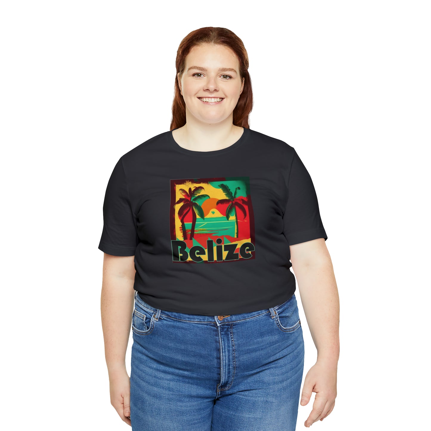 Retro Belize Unisex Jersey Short Sleeve Tee