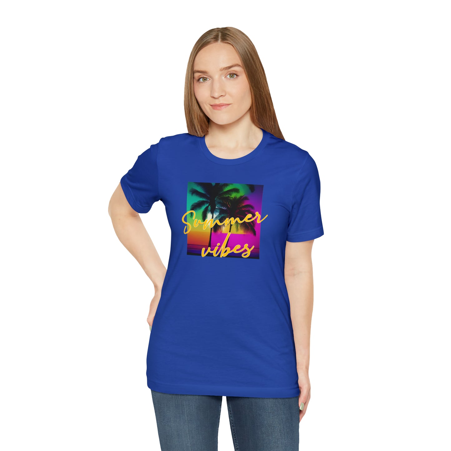 Summer Color Unisex Jersey Short Sleeve Tee