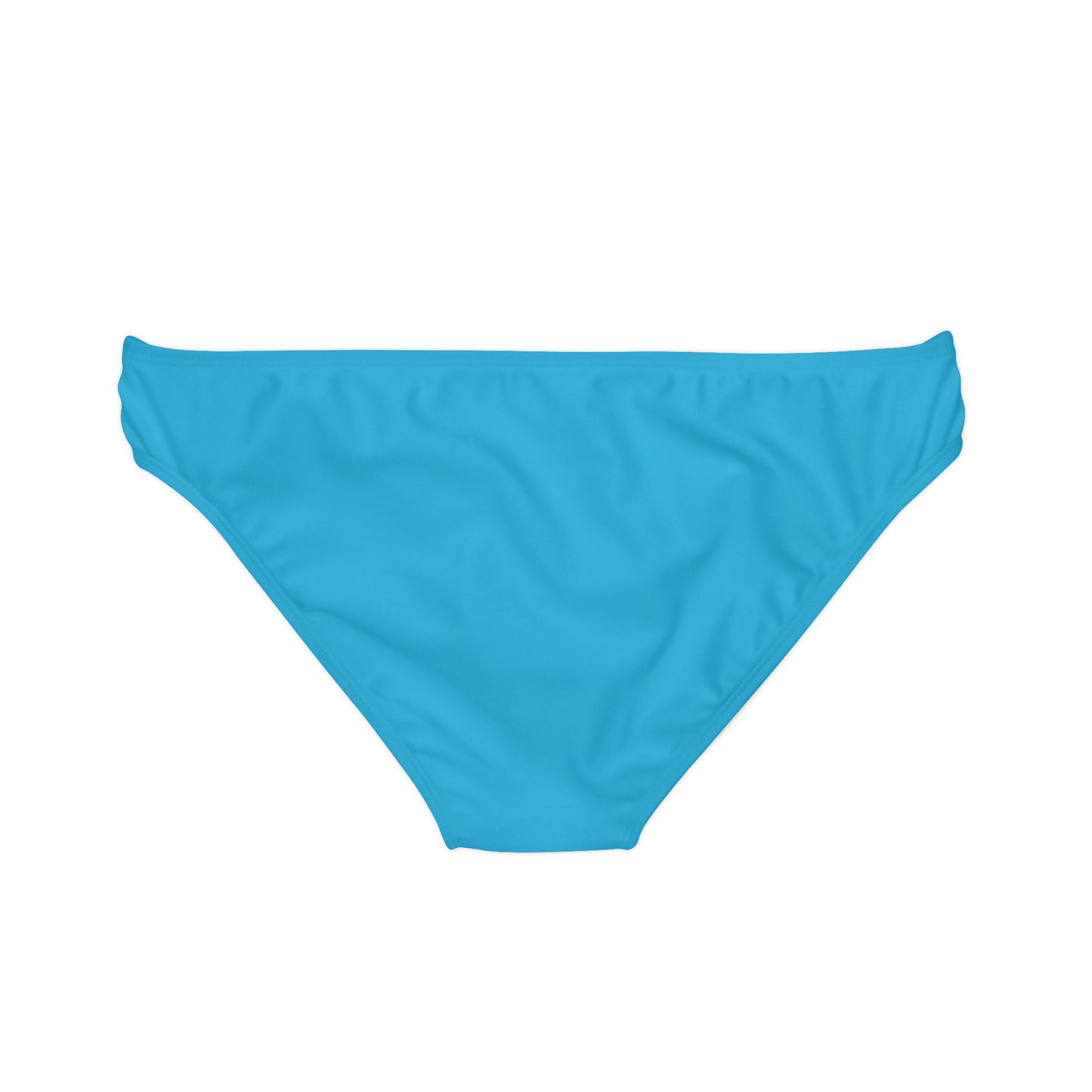 Summer VIbes Loop Tie Side Bikini Bottom (AOP) Aqua