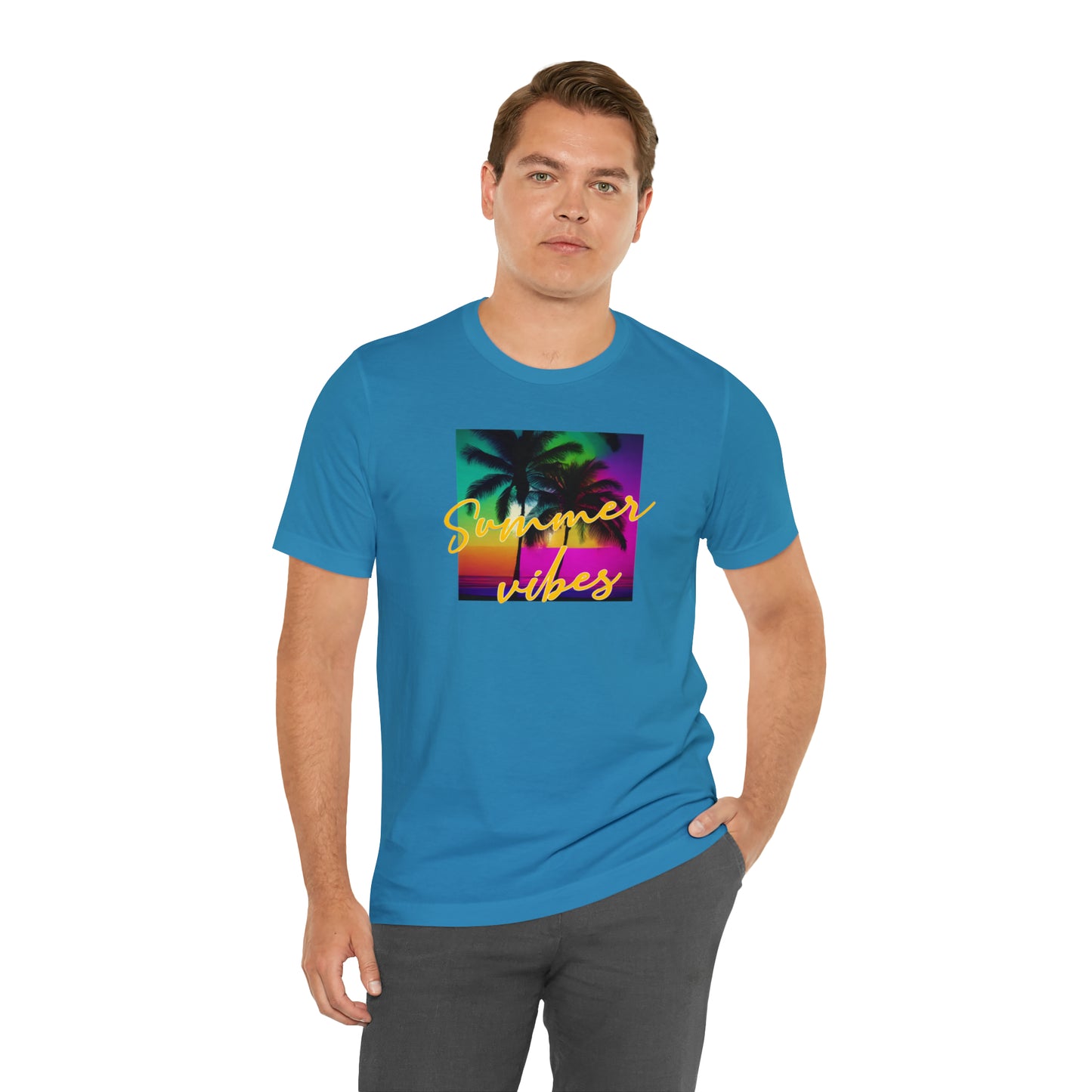 Summer Color Unisex Jersey Short Sleeve Tee
