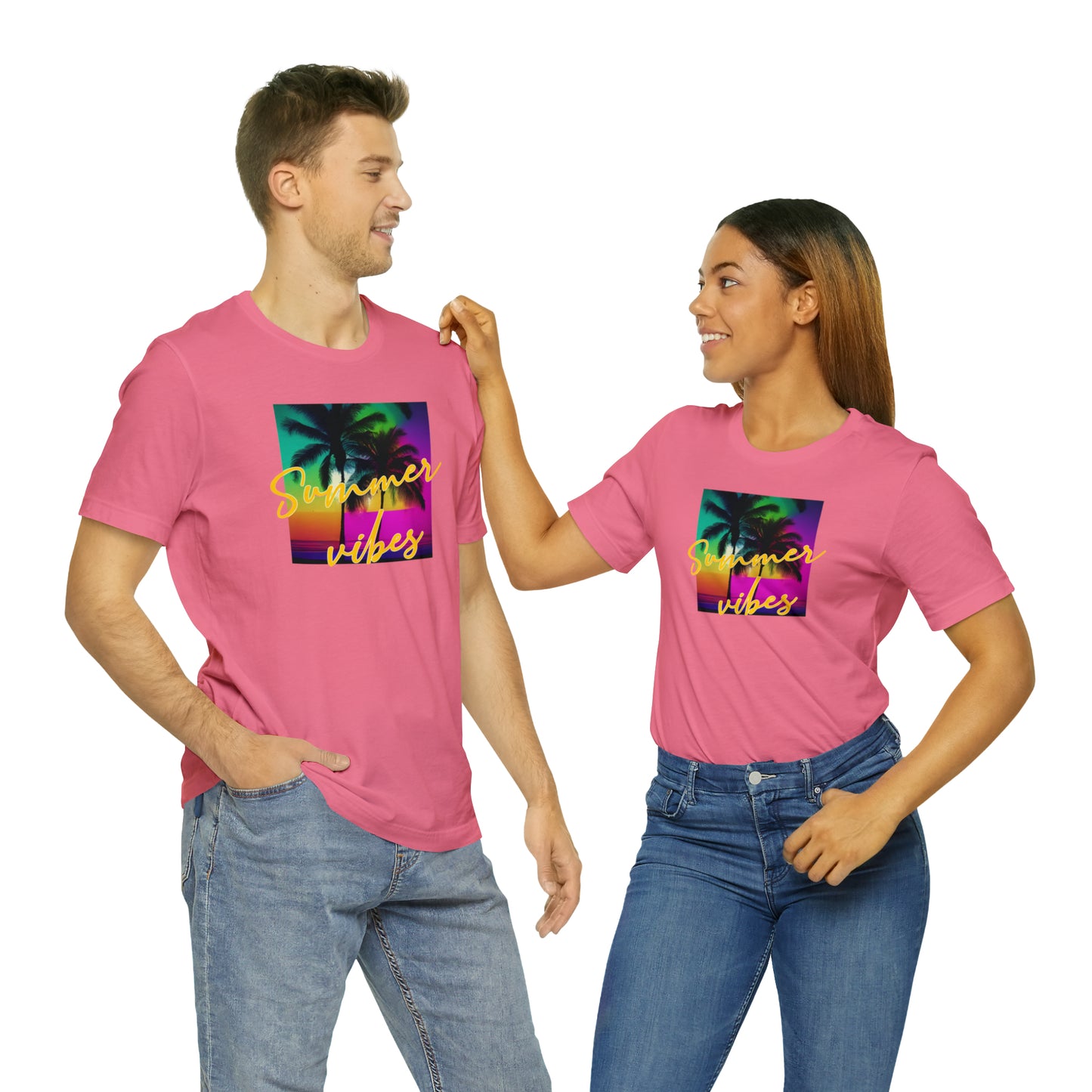 Summer Color Unisex Jersey Short Sleeve Tee