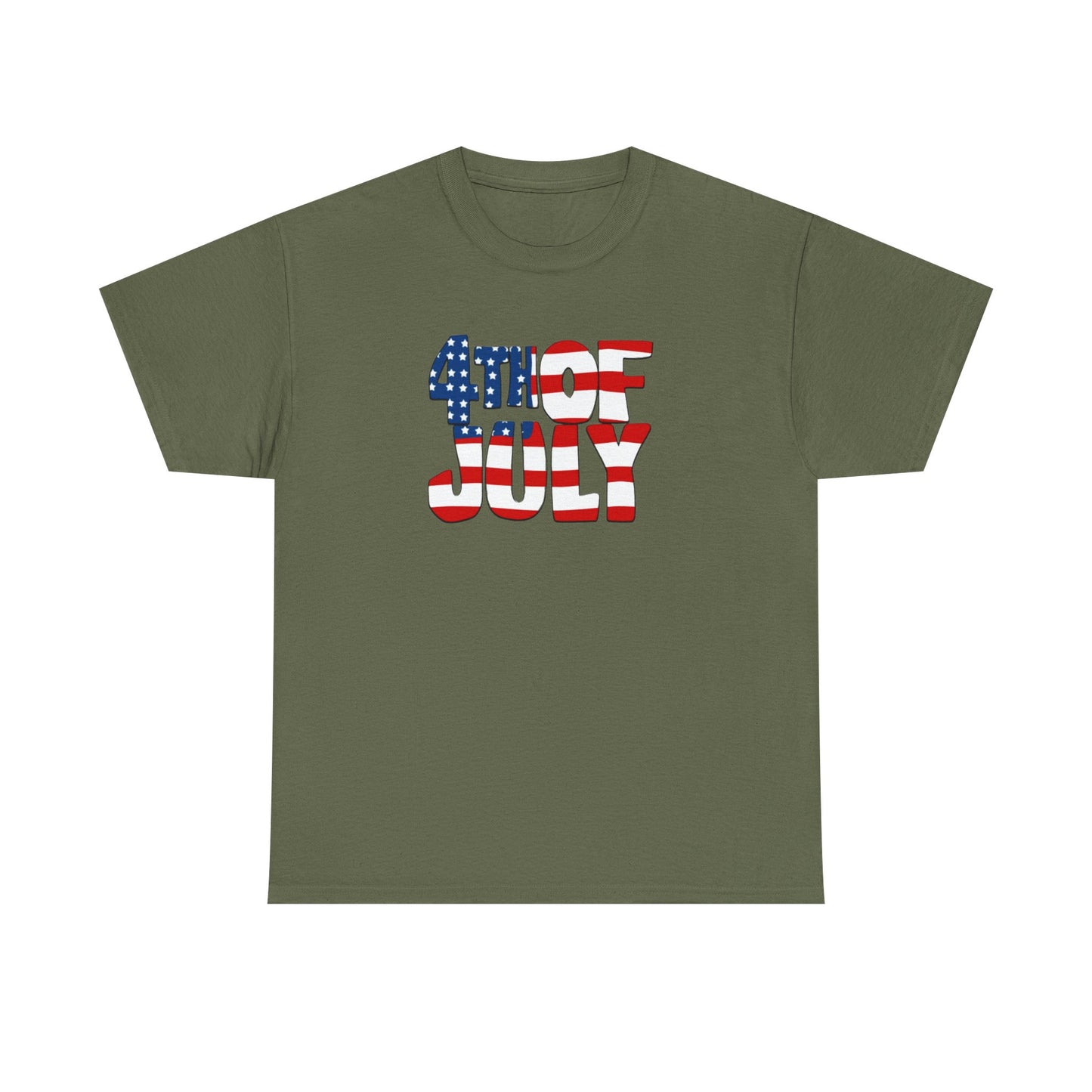 Happy 4th Unisex Heavy Cotton Tee
