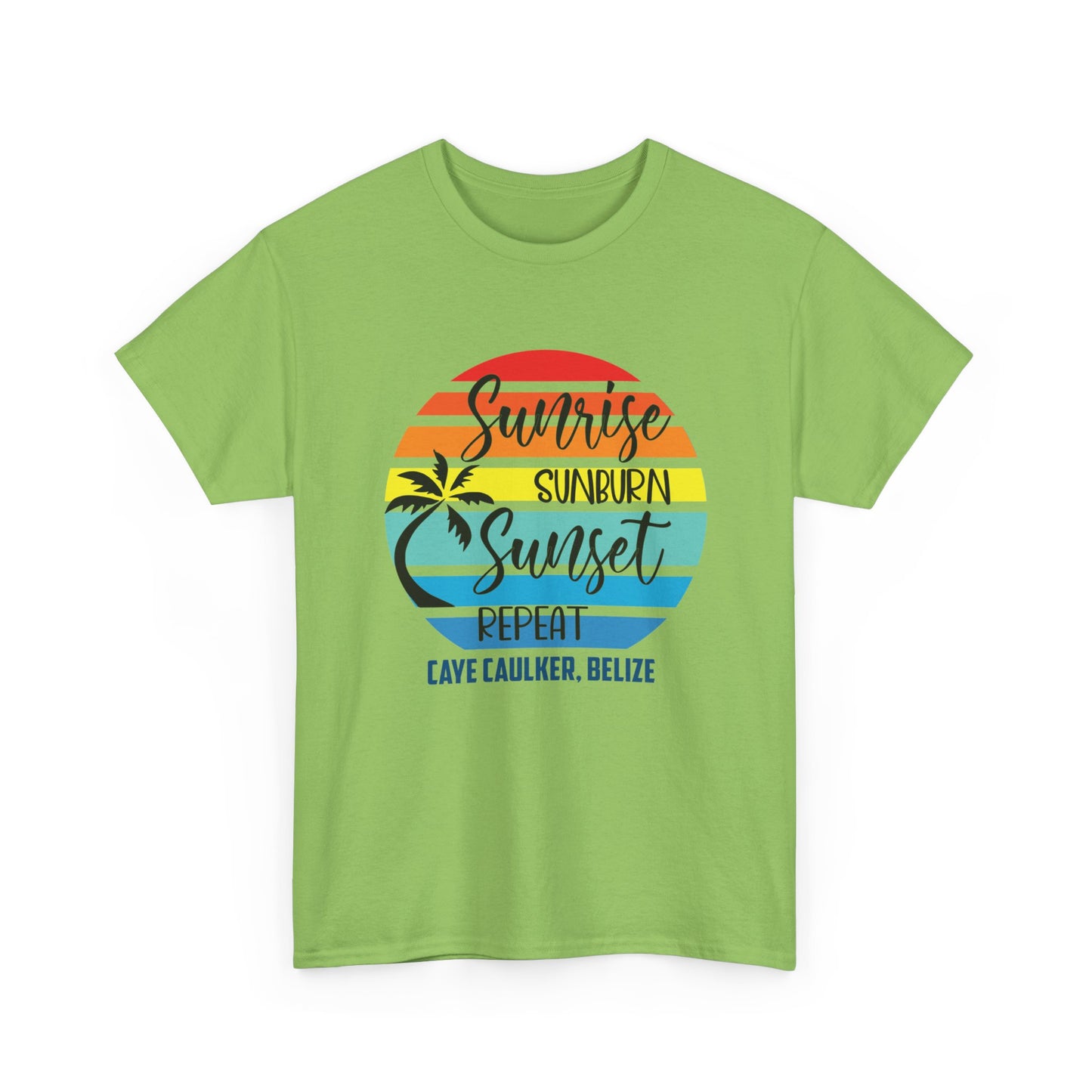 Sunrise Sunset Tropical Tee CC Belize