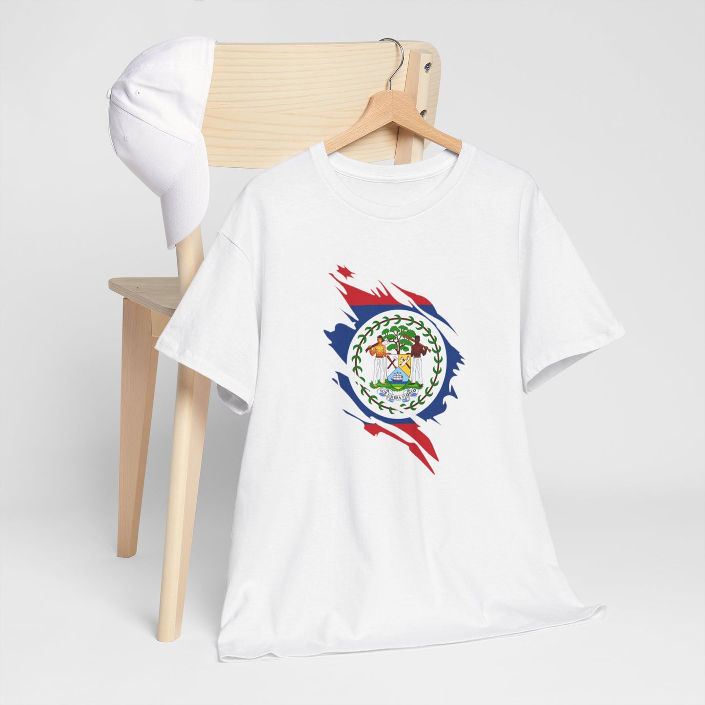 Belize Flag Unisex Heavy Cotton Tee